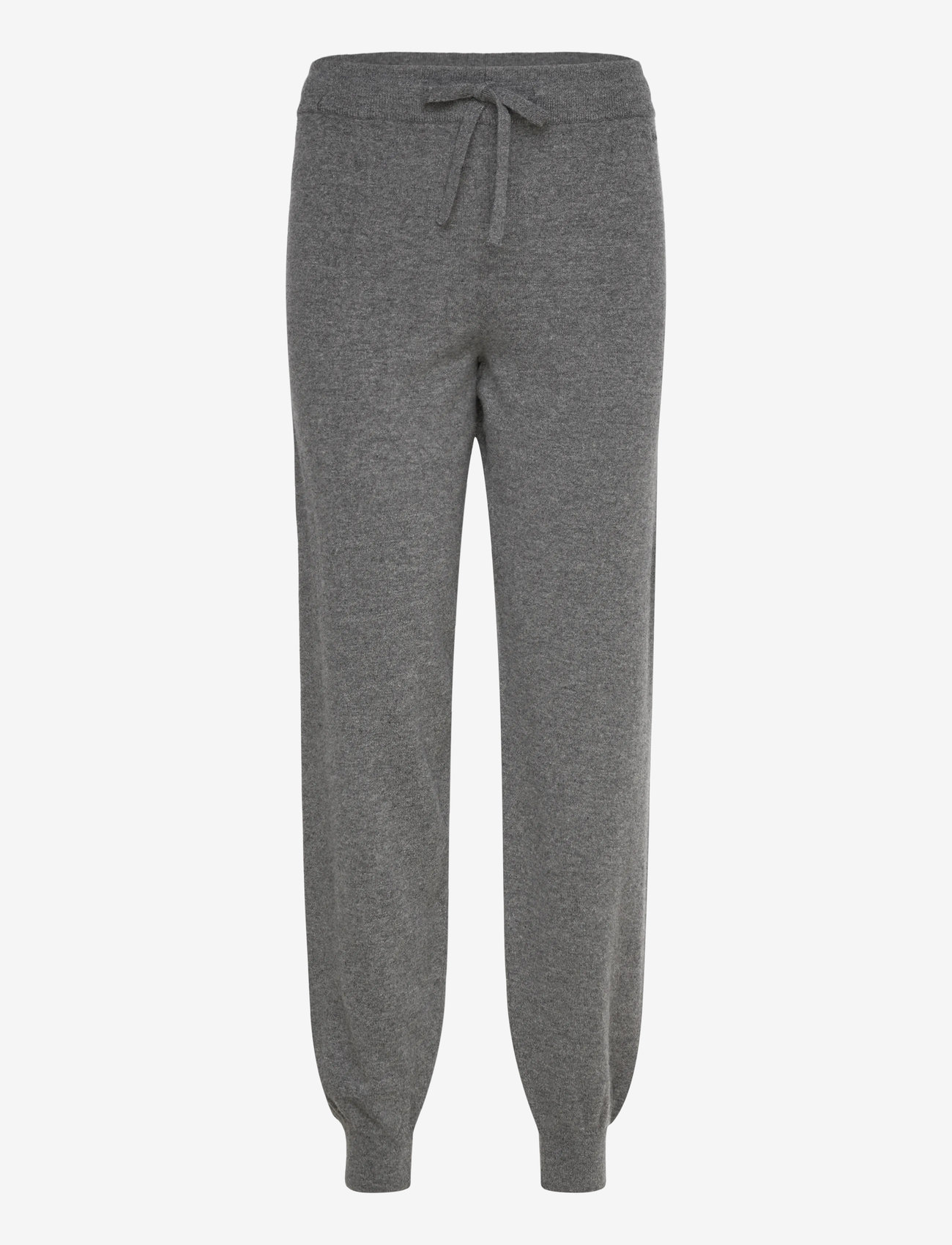 GANT - SUPERFINE LAMBSWOOL KNIT PANTS - joggers - charcoal melange - 0