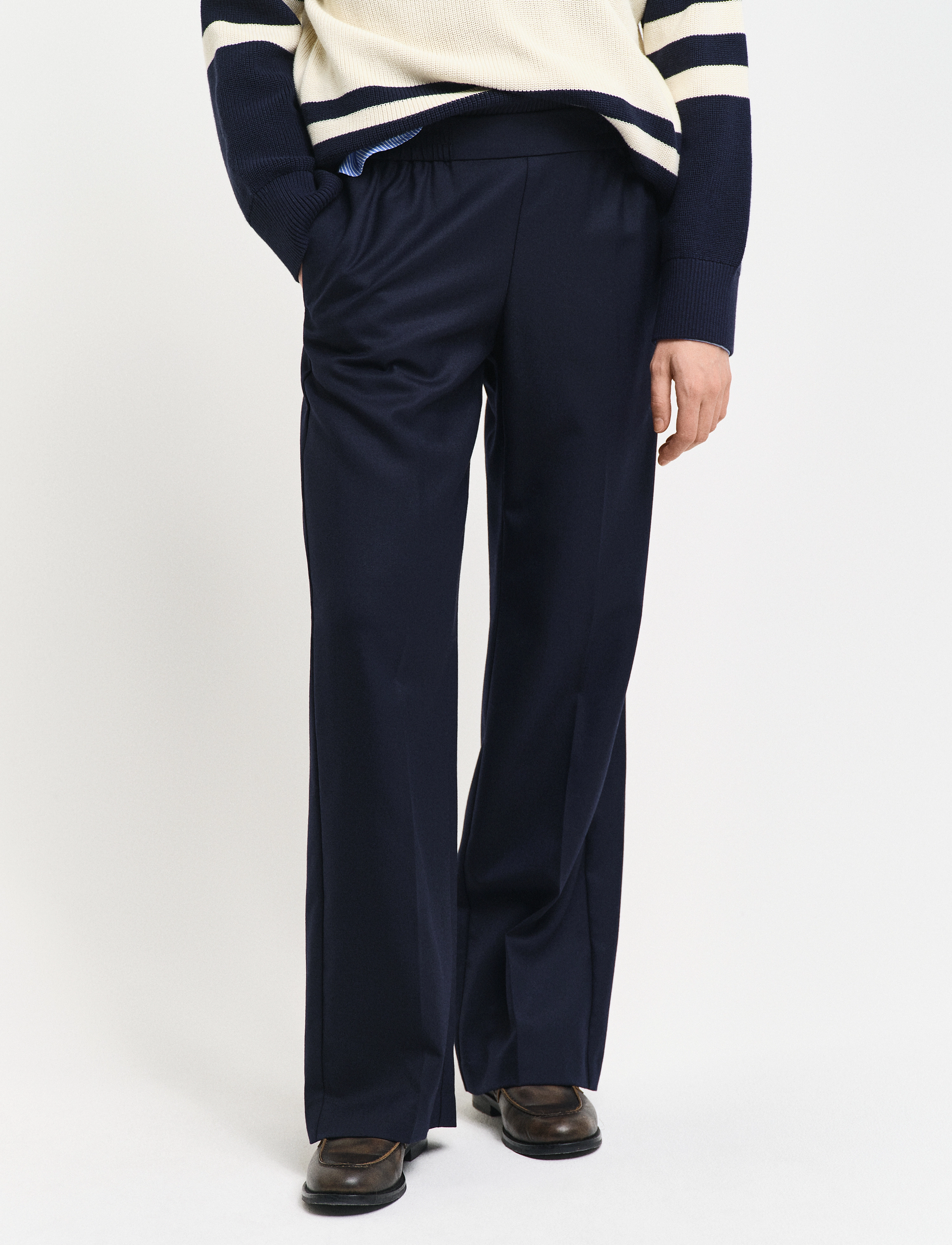 GANT - PULL-ON PANTS - evening blue - 4