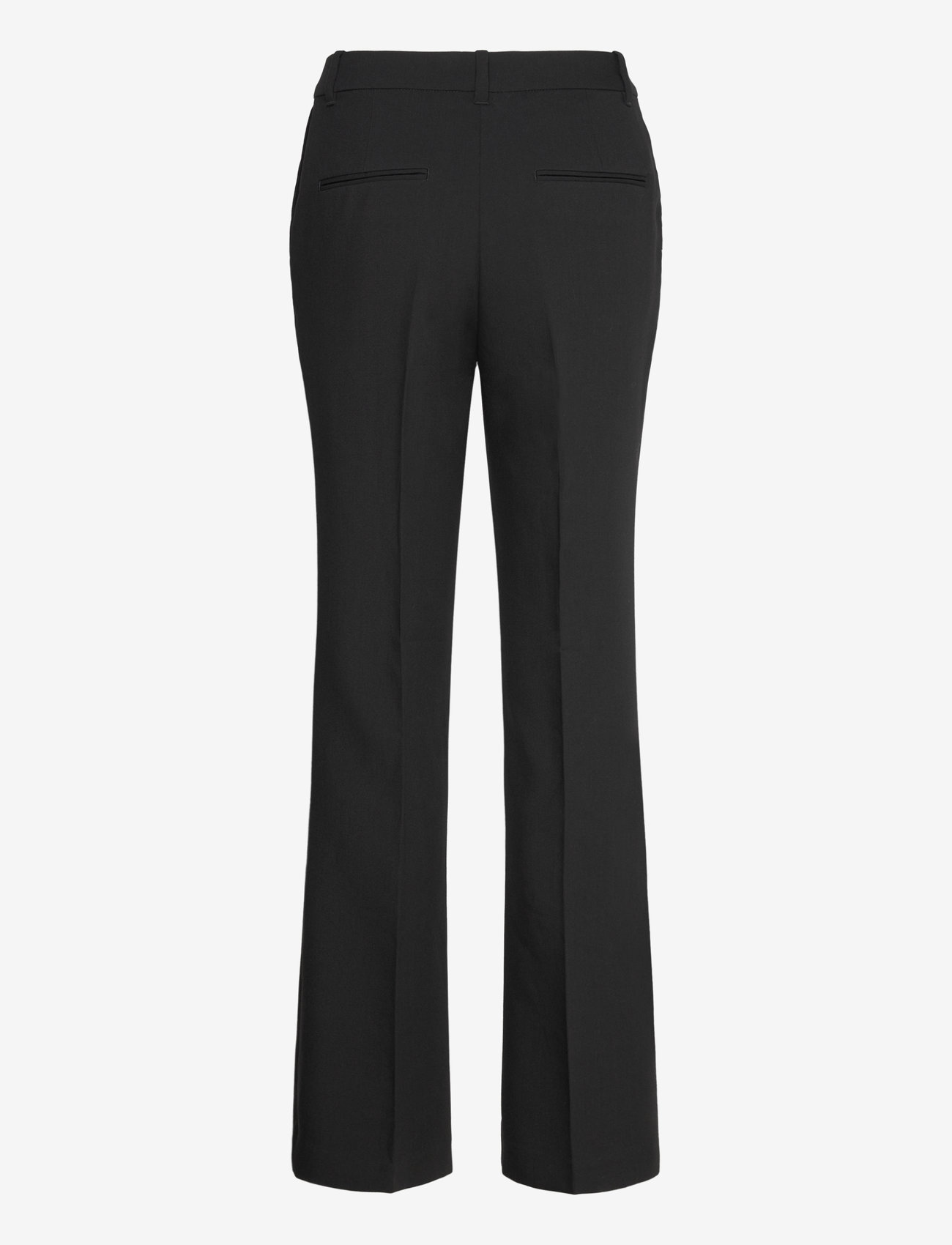 GANT - Slim Flared Slacks - alt laiad püksid - black - 2