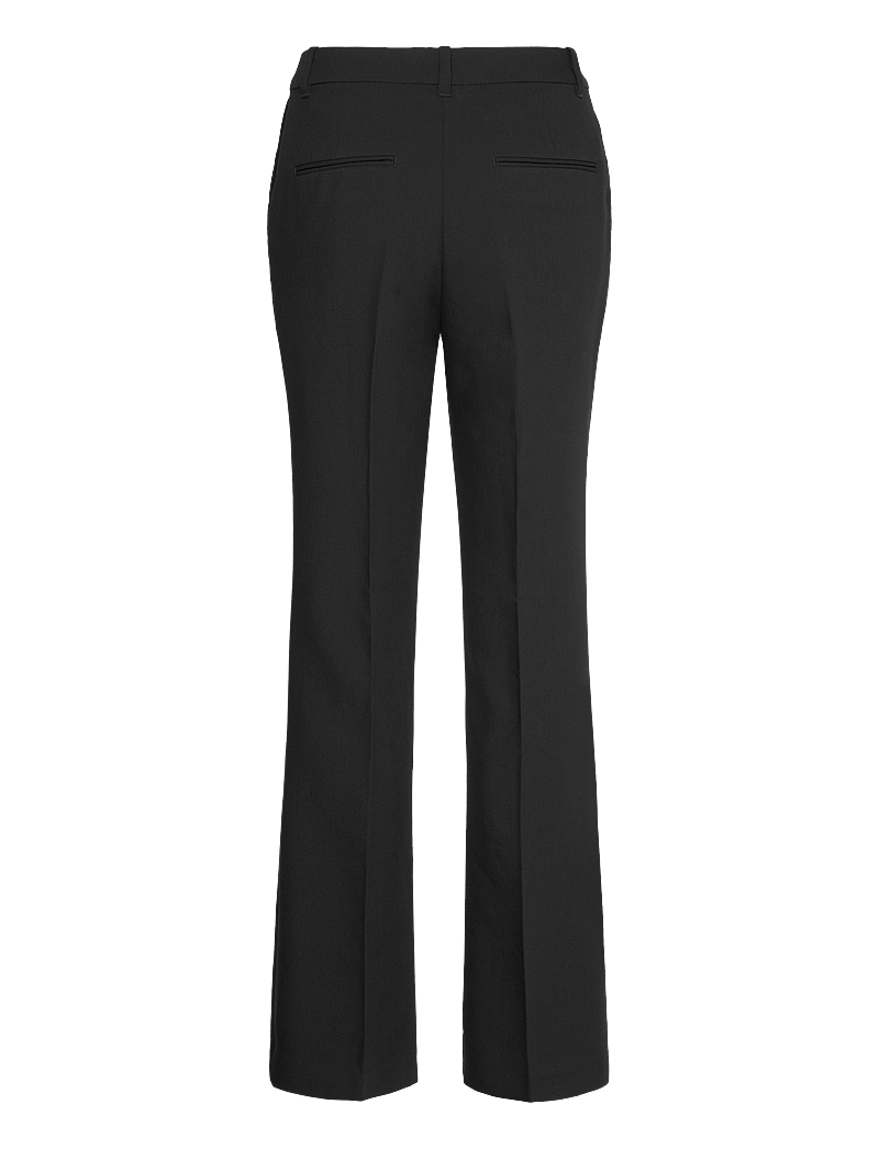 GANT - Slim Flared Slacks - alt laiad püksid - black - 2