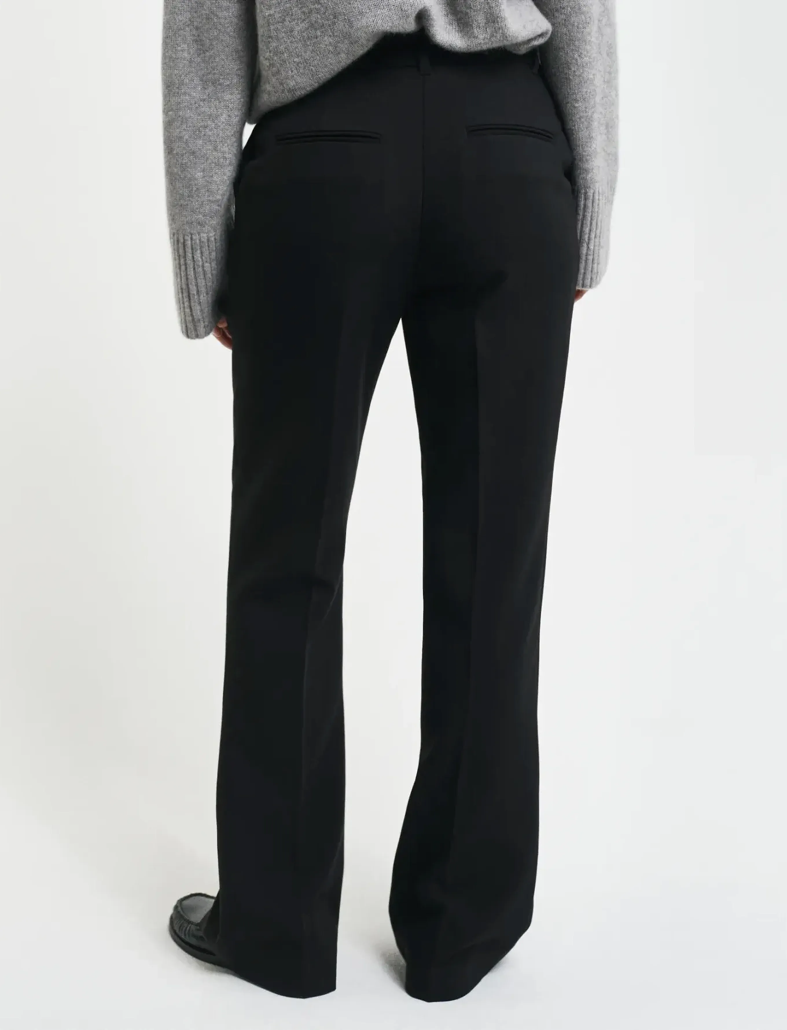 Gant - Slim Flared Slacks - flares - black - 3