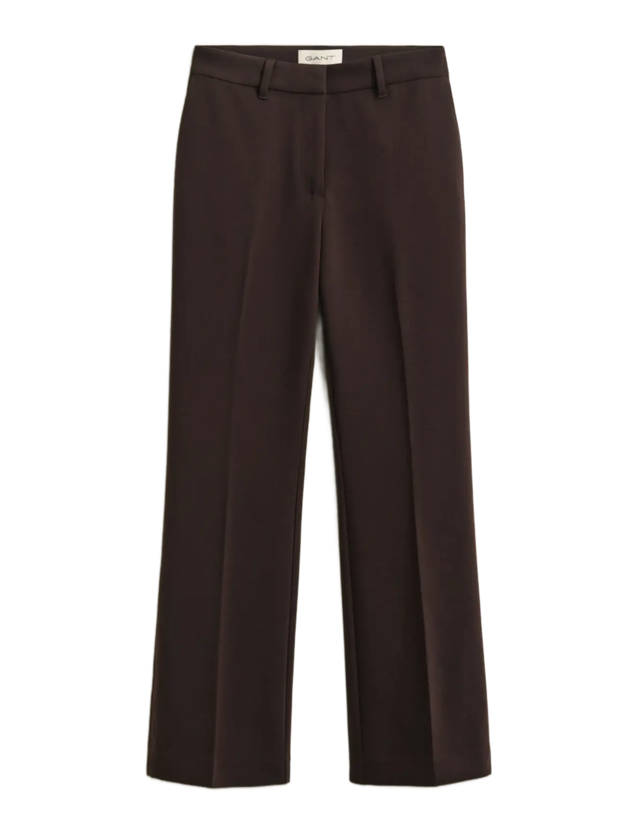 GANT Slim Flared Slacks Braun - 38 - Damen