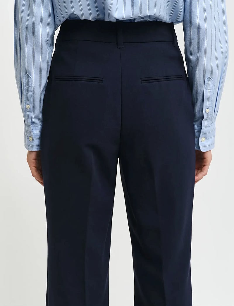 GANT - SLIM FLARE SLACK - flare bukser - evening blue - 3