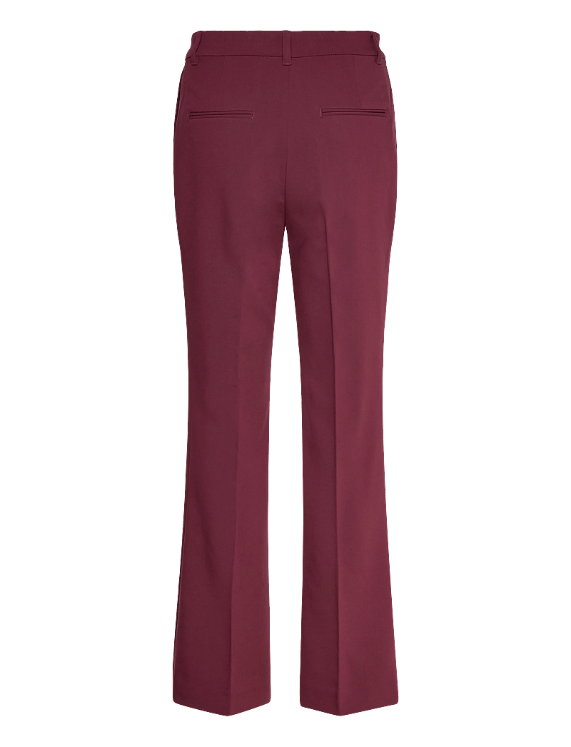 GANT - SLIM FLARE SLACK - flare bukser - plum wine - 1