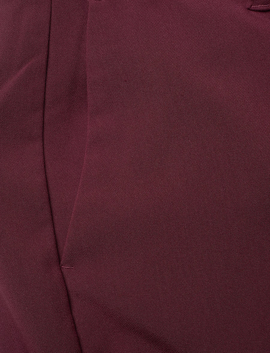Gant - Slim Flared Slacks - alt laiad püksid - plum wine - 2