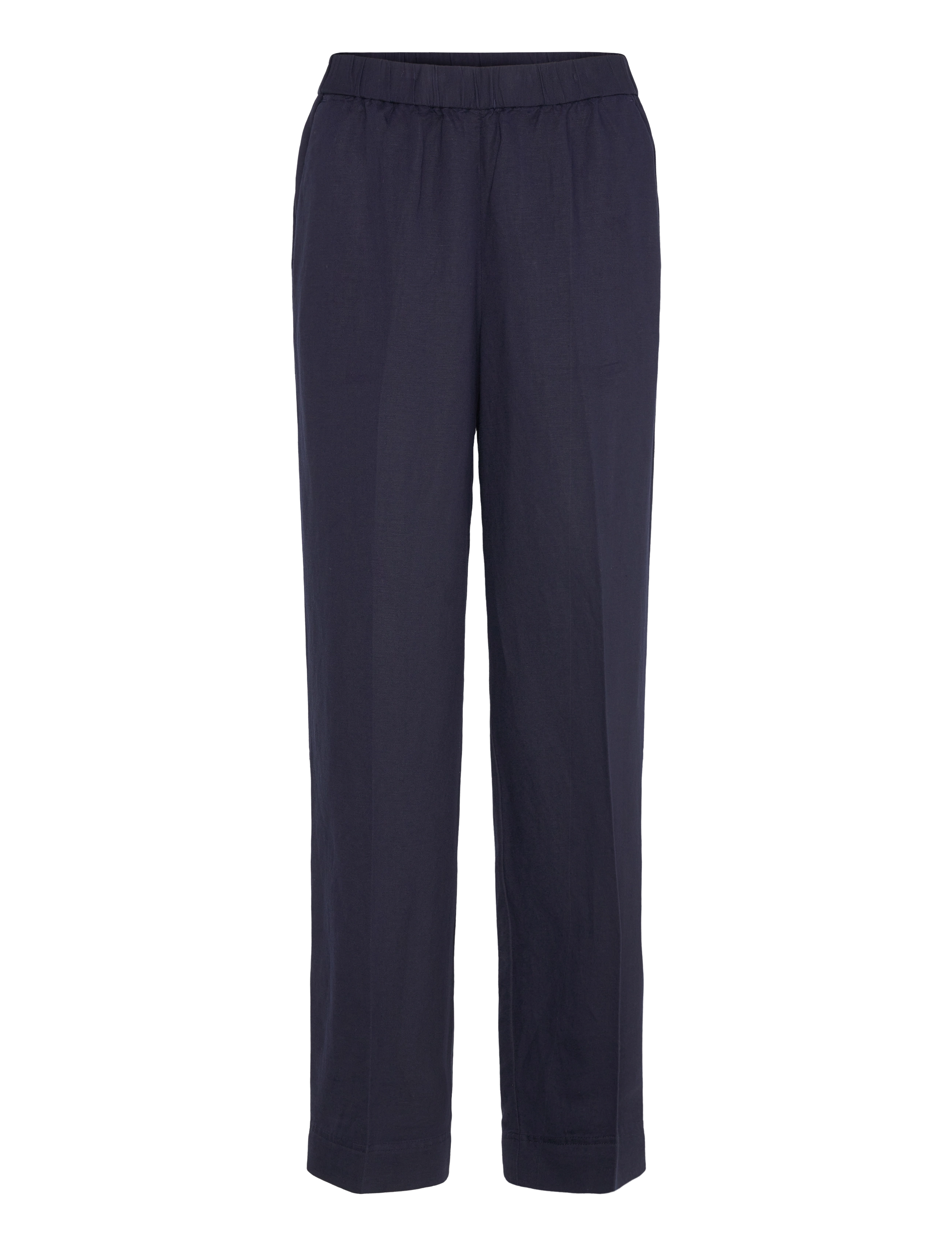 Gant LINEN BLEND PULL ON PANTS - Püksid - EVENING BLUE / navy