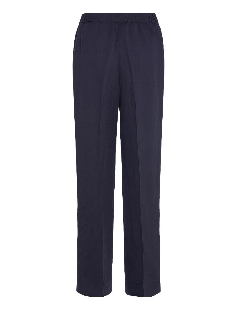 GANT - LINEN BLEND PULL ON PANTS - leinenhosen - evening blue - 1