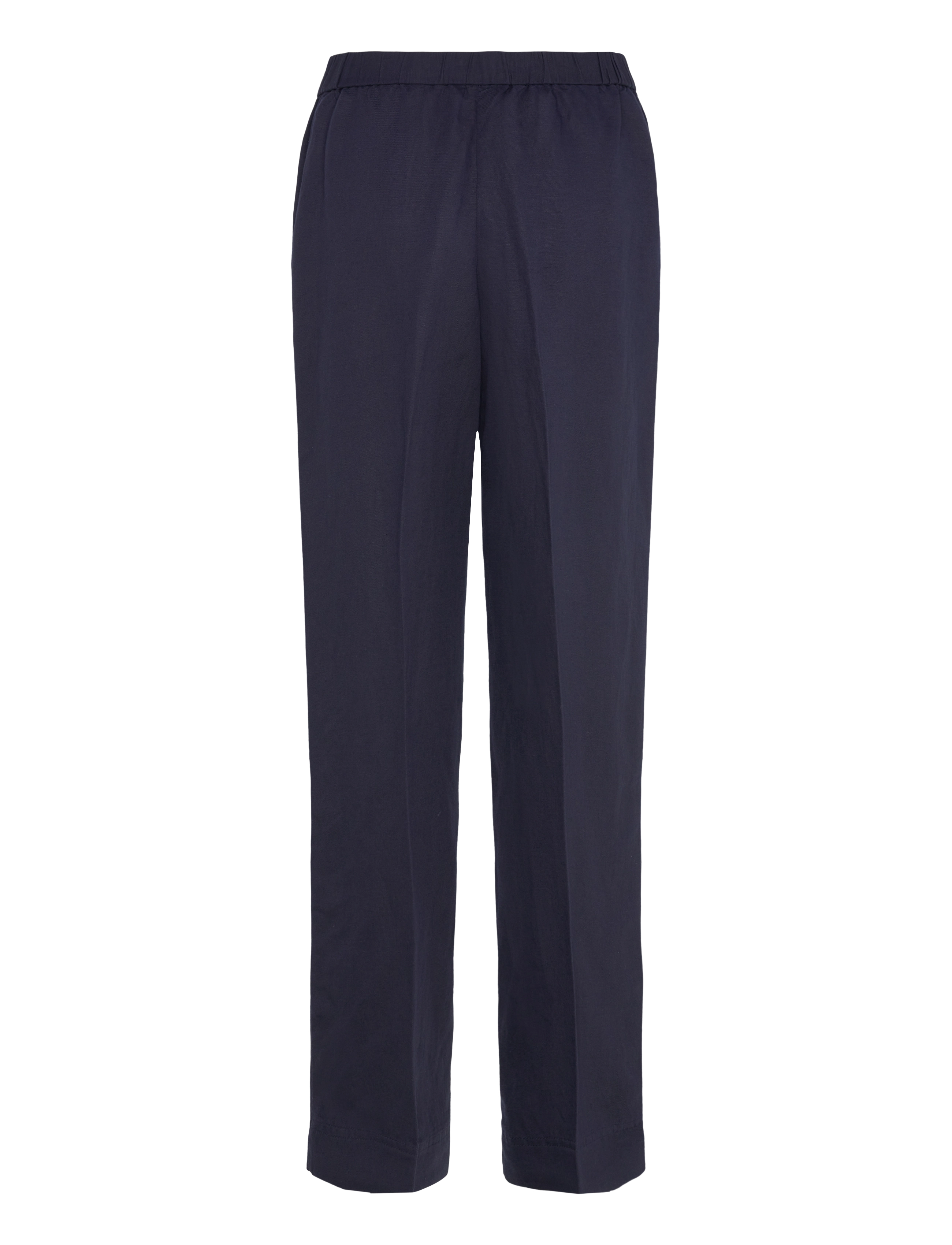 Gant - LINEN BLEND PULL ON PANTS - bukser med lige ben - evening blue - 2