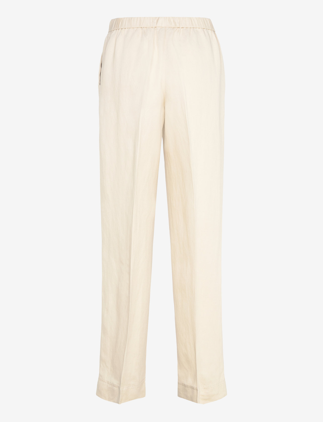 GANT - LINEN BLEND PULL ON PANTS - leinenhosen - putty - 1