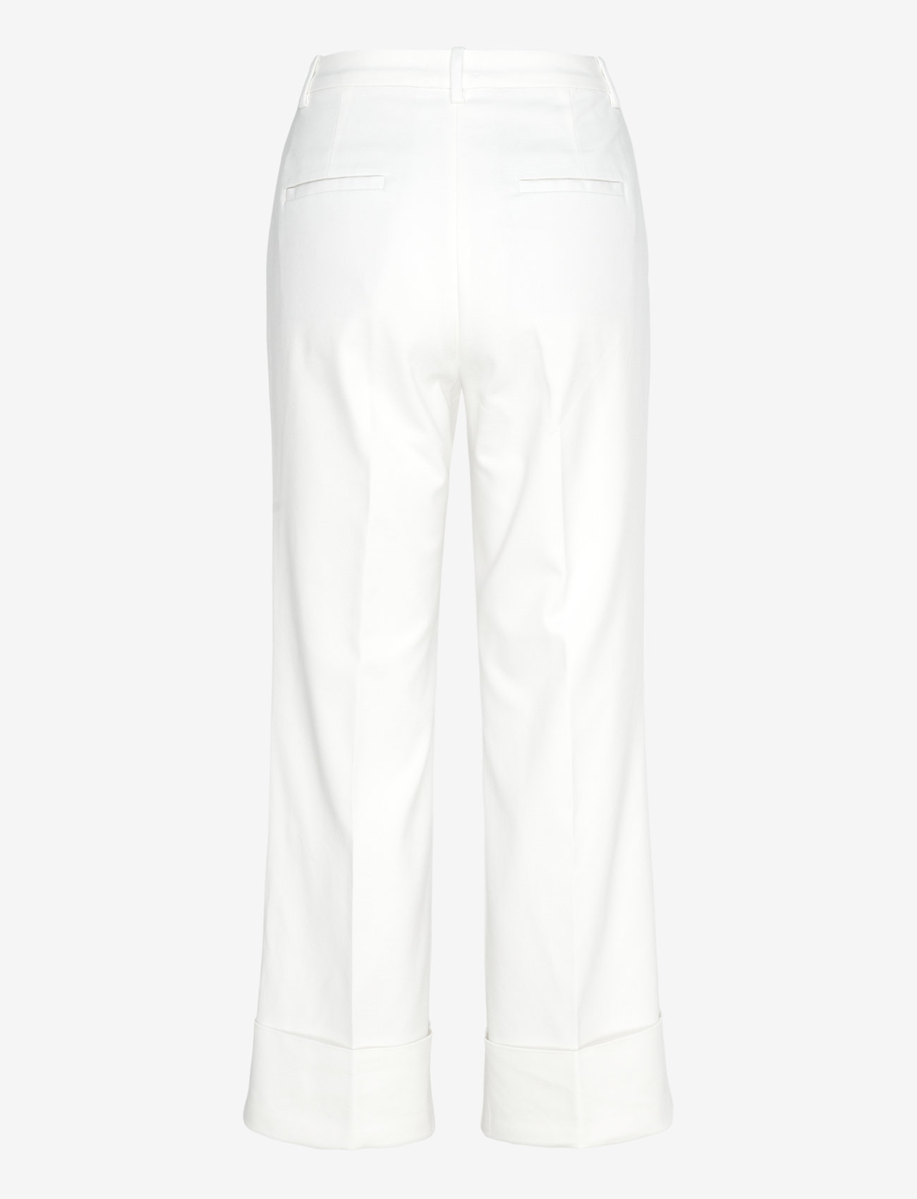 GANT - TURN-UP CREASE PANTS - proste dżinsy - eggshell - 2