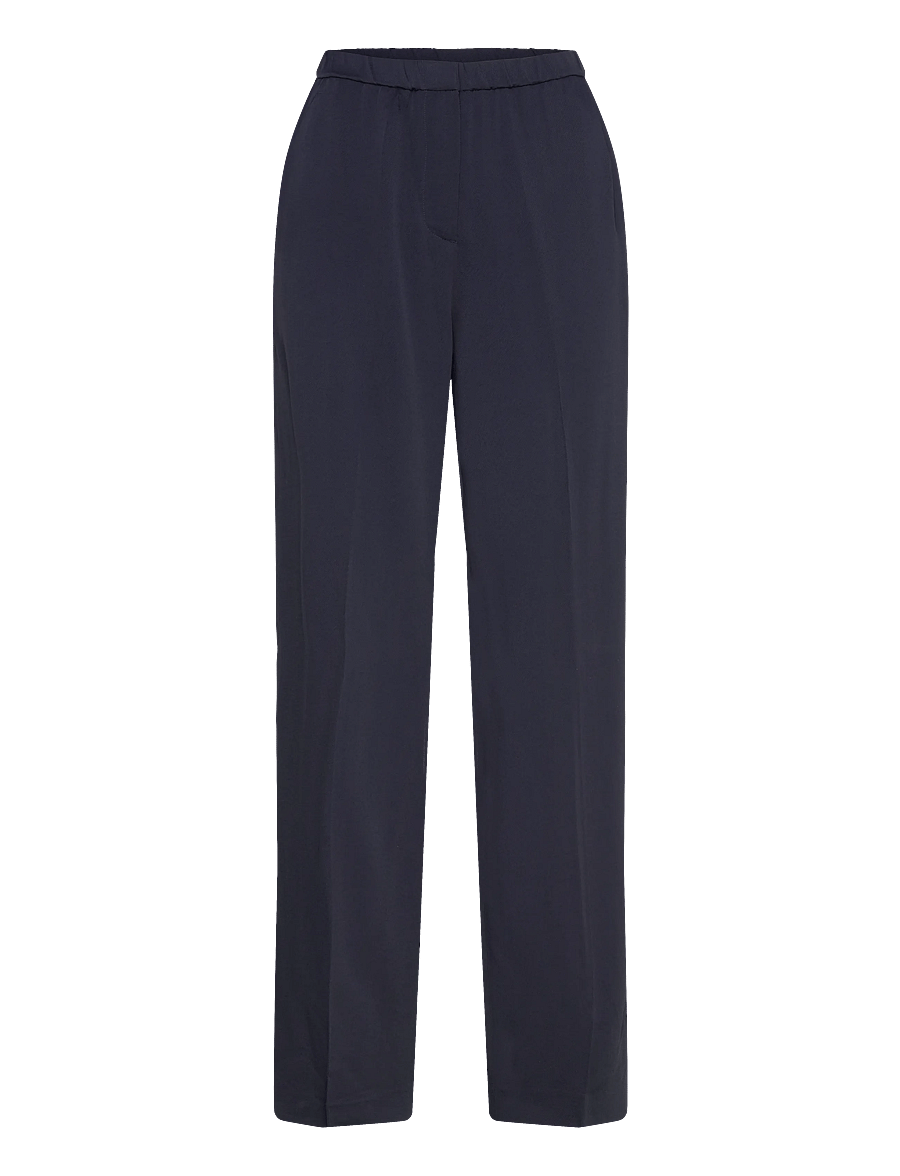 Gant - FLUID PANTS - anzugshosen - evening blue - 1