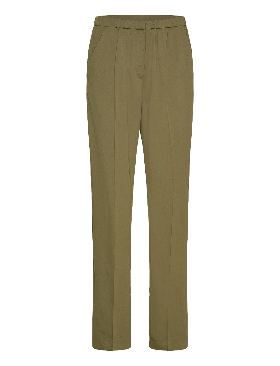 Gant - FLUID PANTS - anzugshosen - moss green - 1