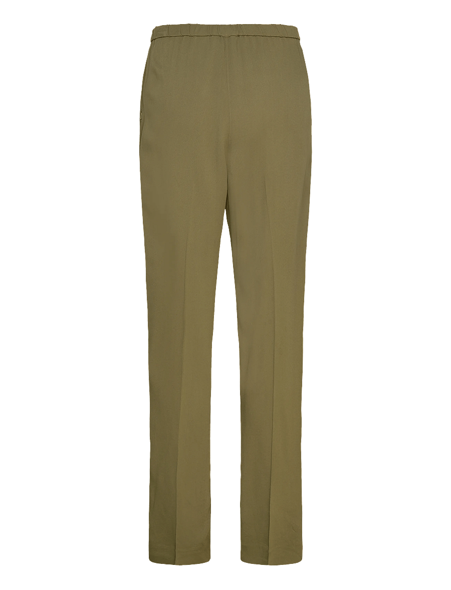 Gant - FLUID PANTS - anzugshosen - moss green - 2