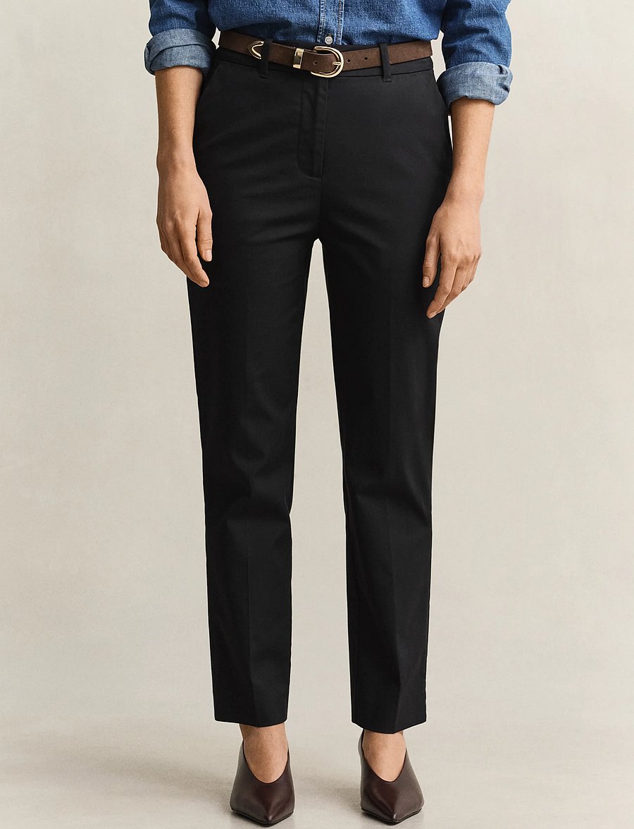 Gant - Slim Slacks - slim-fit hosen - black - 3