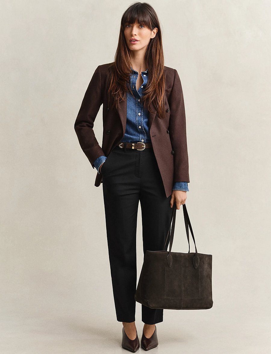 Gant - Slim Slacks - slim-fit hosen - black - 4