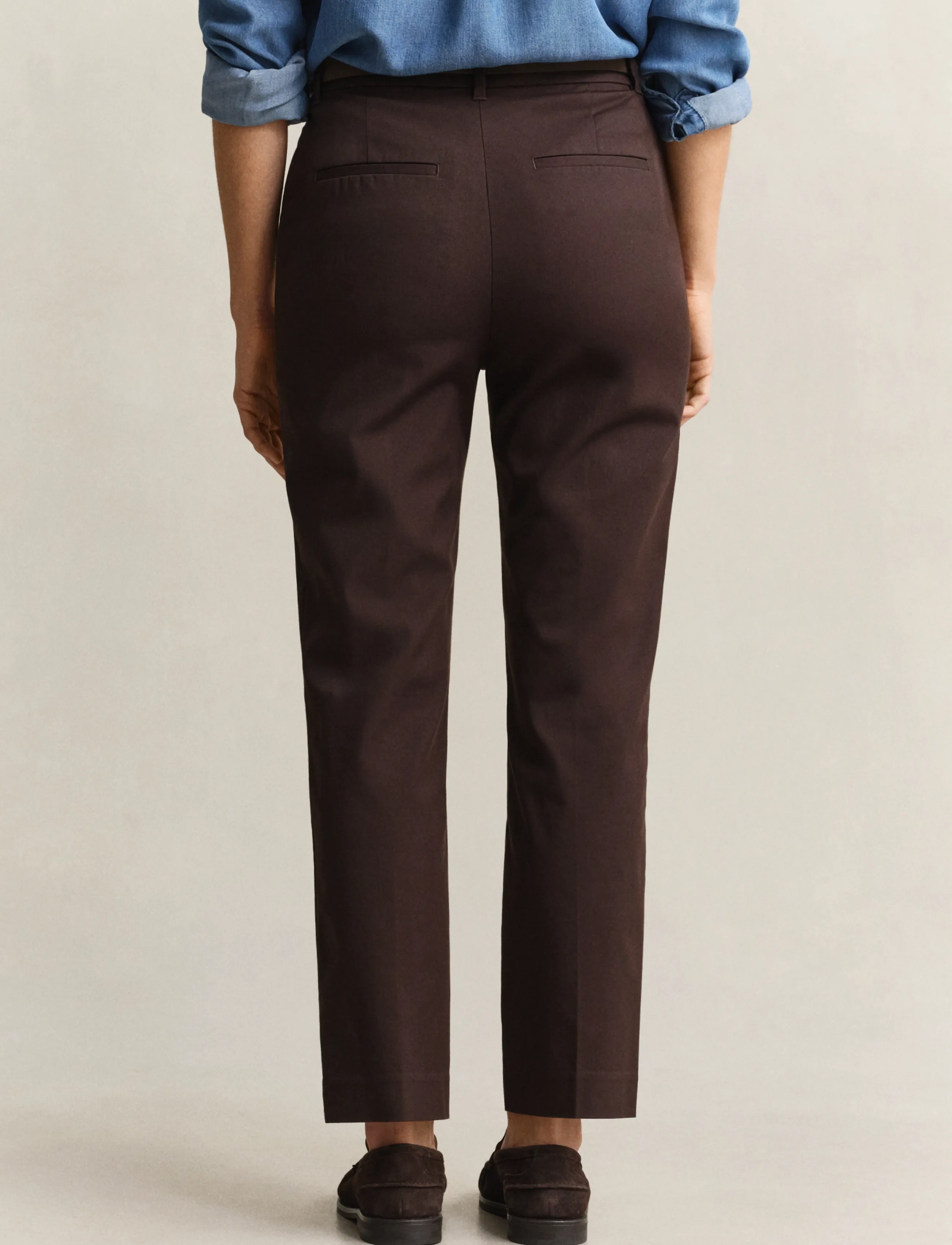 Gant - Slim Slacks - slim-fit hosen - deep brown - 2