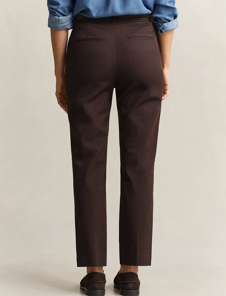 Gant - Slim Slacks - slim-fit hosen - deep brown - 2