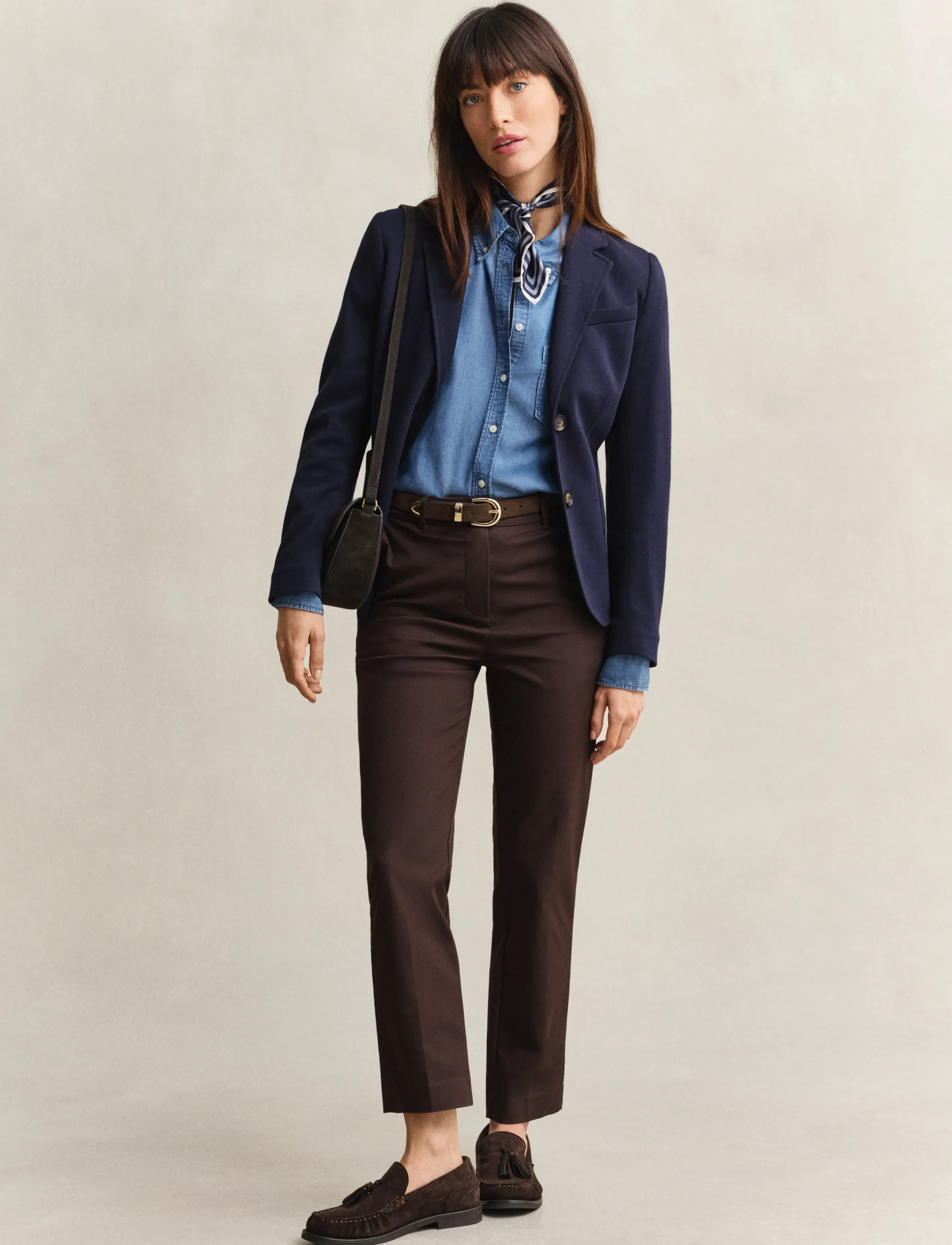 Gant - Slim Slacks - slim-fit hosen - deep brown - 4