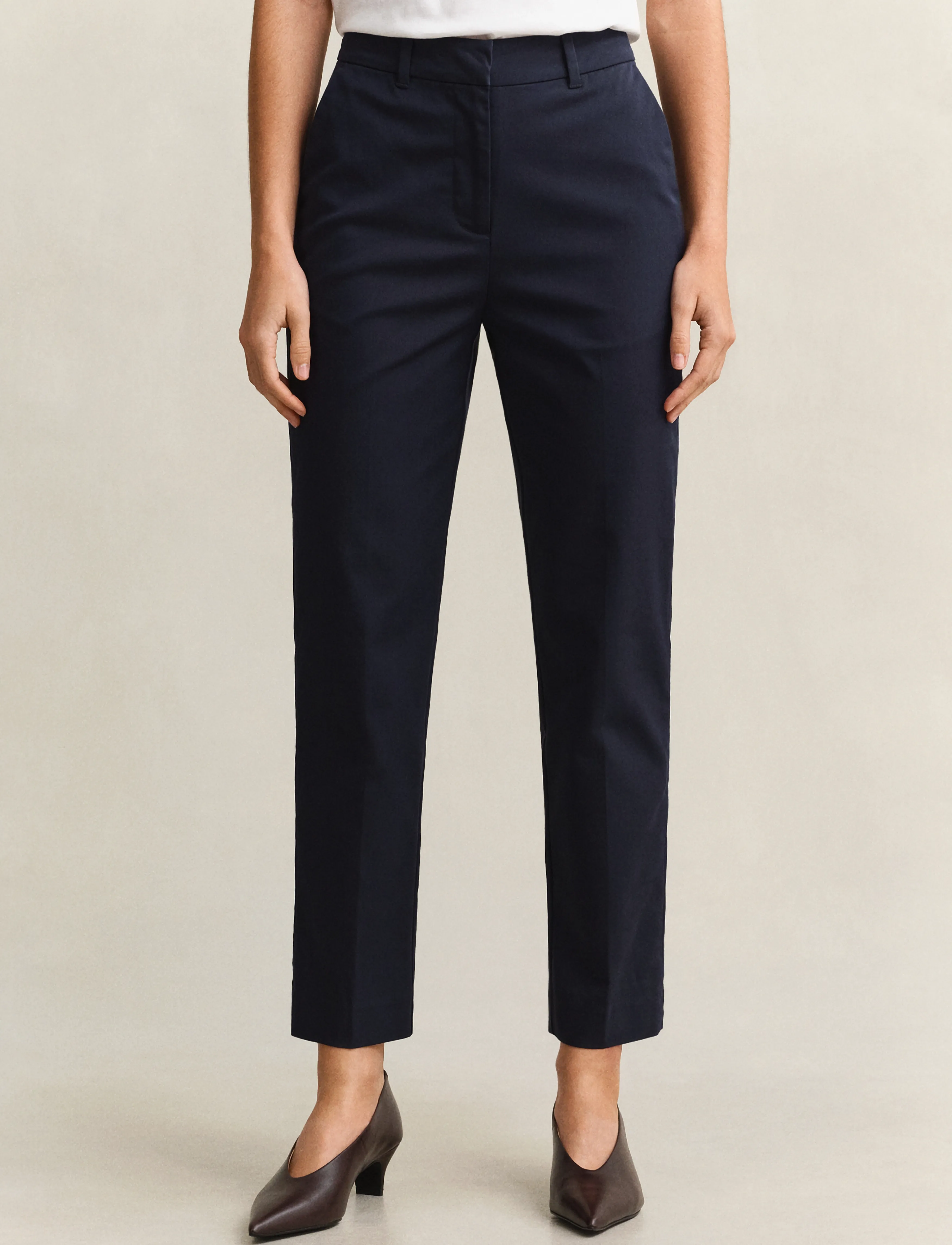 Gant - Slim Slacks - kitsad püksid - evening blue - 5