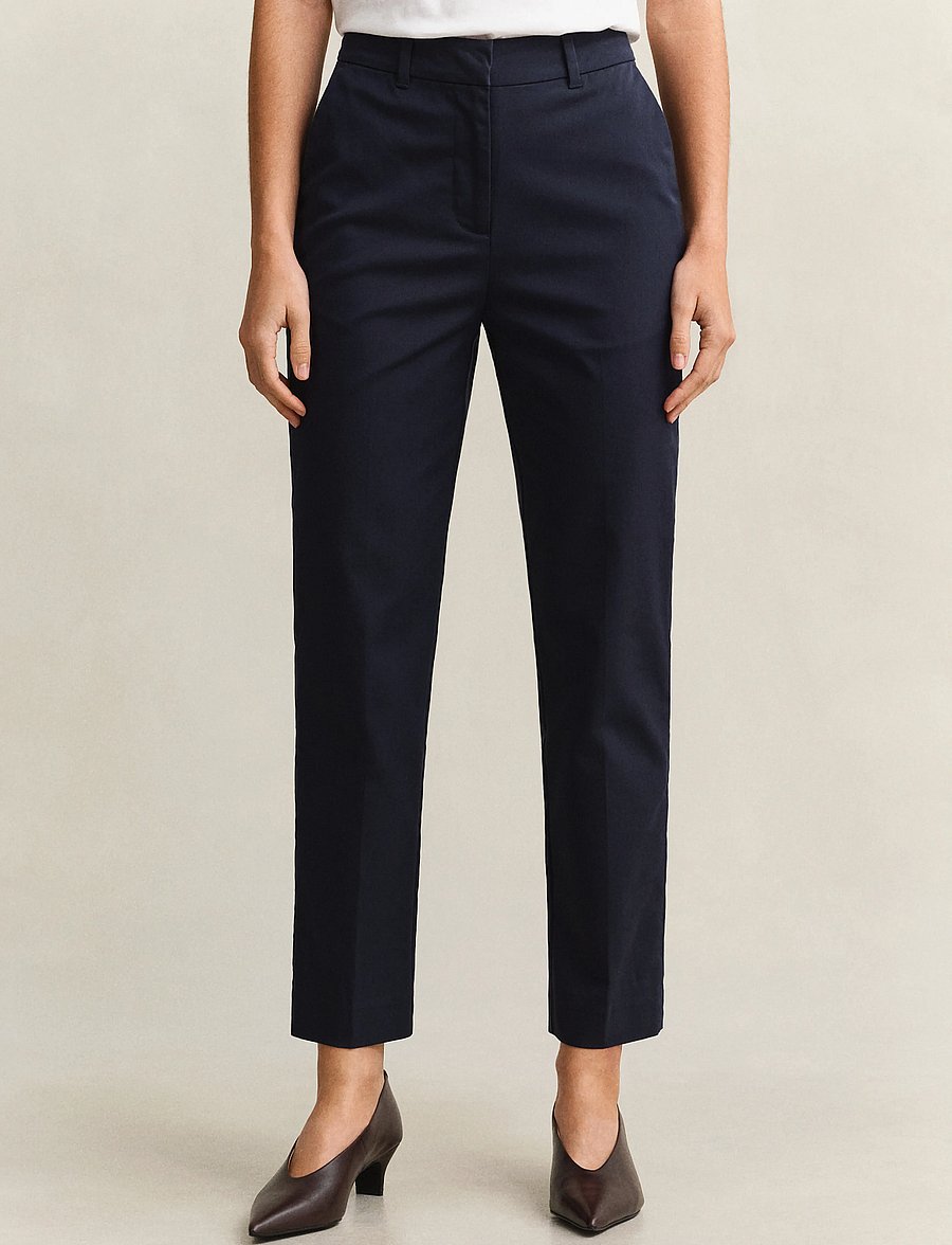 Gant - Slim Slacks - kitsad püksid - evening blue - 5