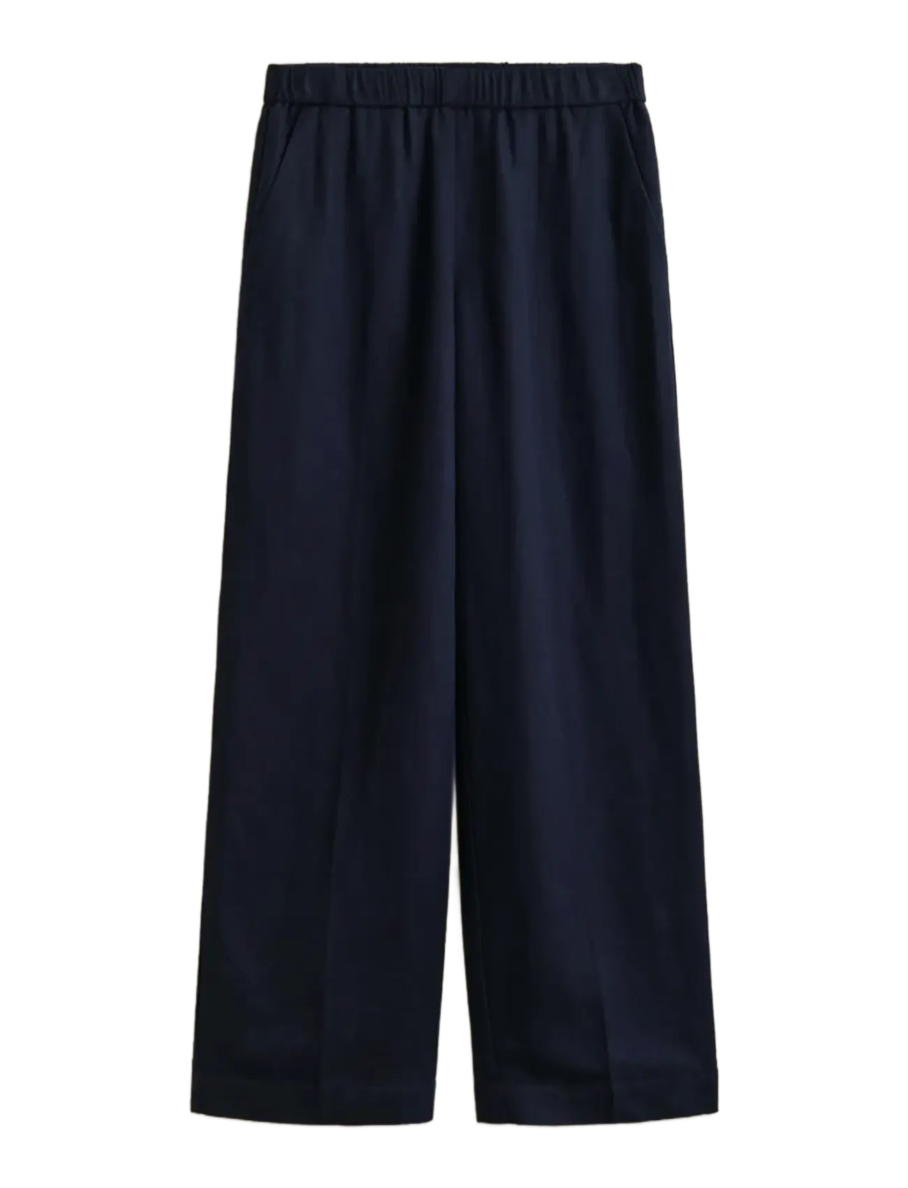 Gant LINEN BLEND PULL ON PANTS - GANT - EVENING BLUE / navy