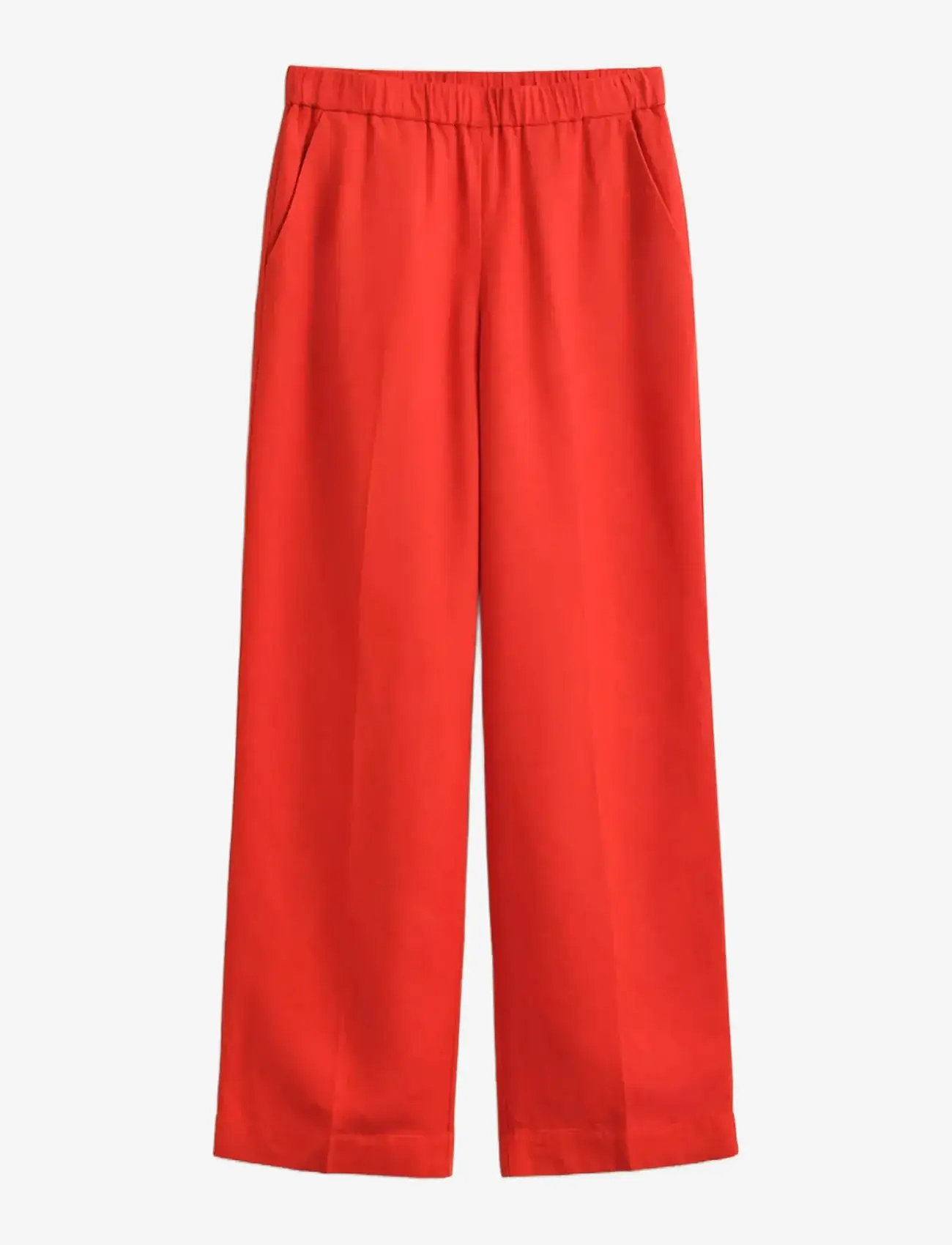 GANT - LINEN BLEND PULL ON PANTS - linased püksid - perfect red - 1