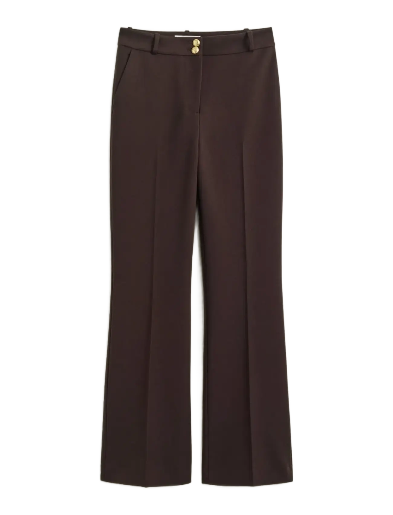 Gant SLIM FLARE NAUTICAL PANTS - Byxor - DEEP BROWN / brown