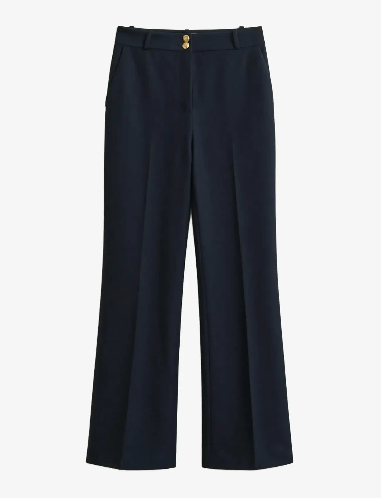 Gant - SLIM FLARE NAUTICAL PANTS - flare bukser - evening blue - 1
