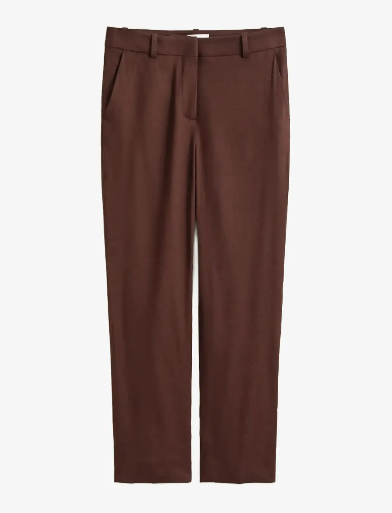 Gant - TAILORED LINEN STRETCH PANTS - pidulikud püksid - fresh soil - 1