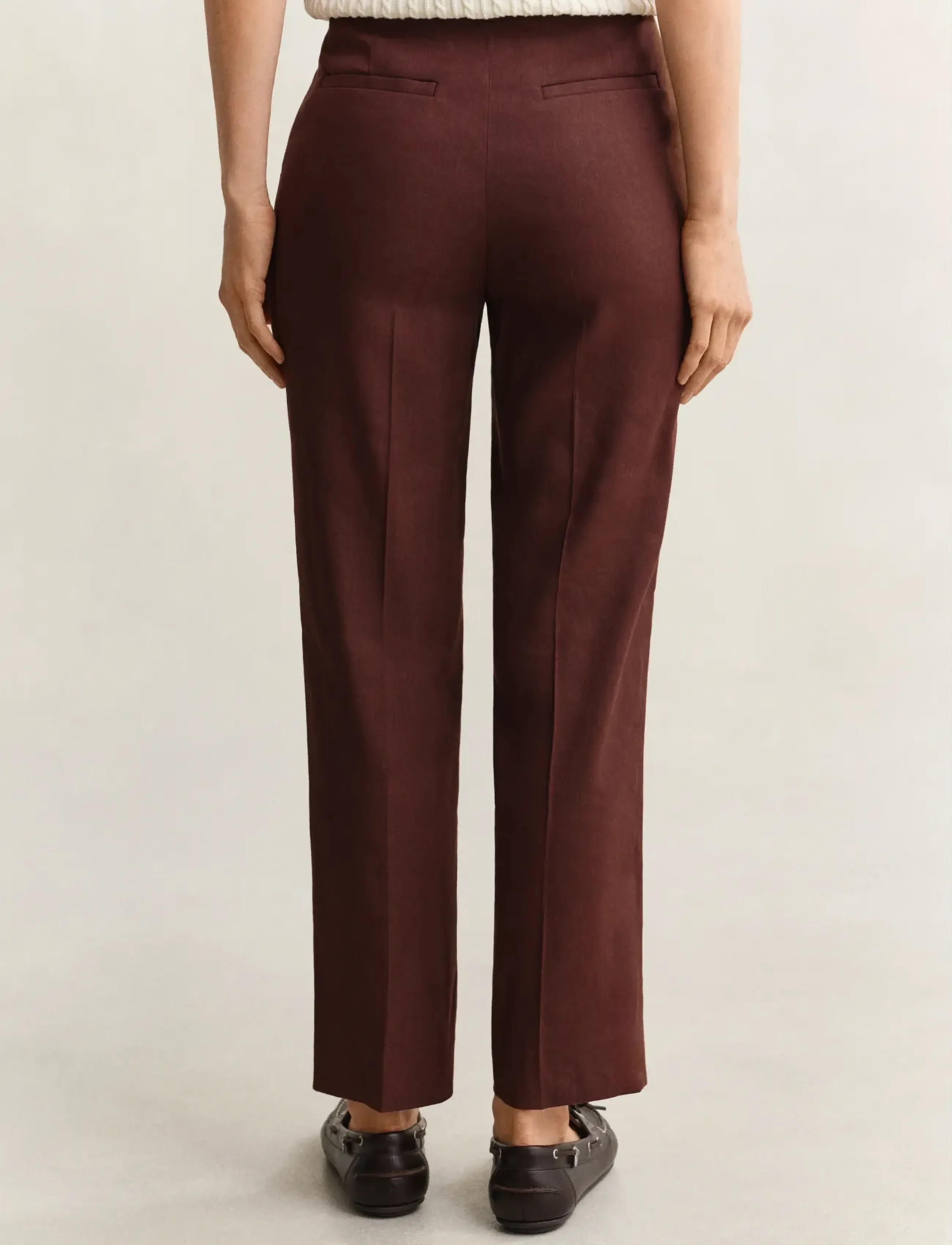 Gant - TAILORED LINEN STRETCH PANTS - habitbukser - fresh soil - 2