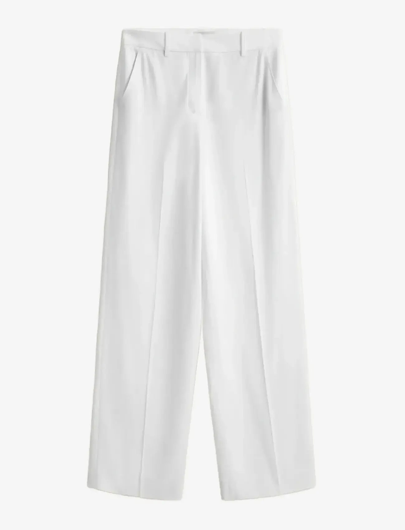 Gant - TAILORED FLUID CREPE PANTS - habitbukser - white - 1