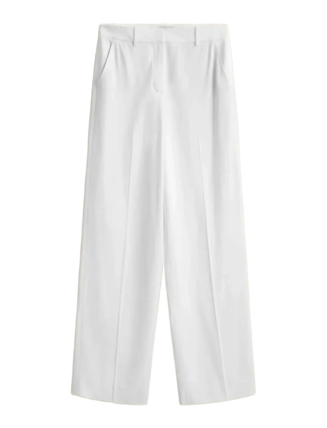 Gant TAILORED FLUID CREPE PANTS - Pidulikud püksid - WHITE / white