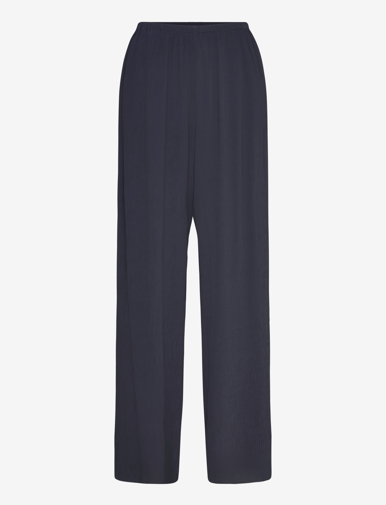 GANT - FLUID CRINKLE PULL ON PANTS - broeken met rechte pijp - evening blue - 0