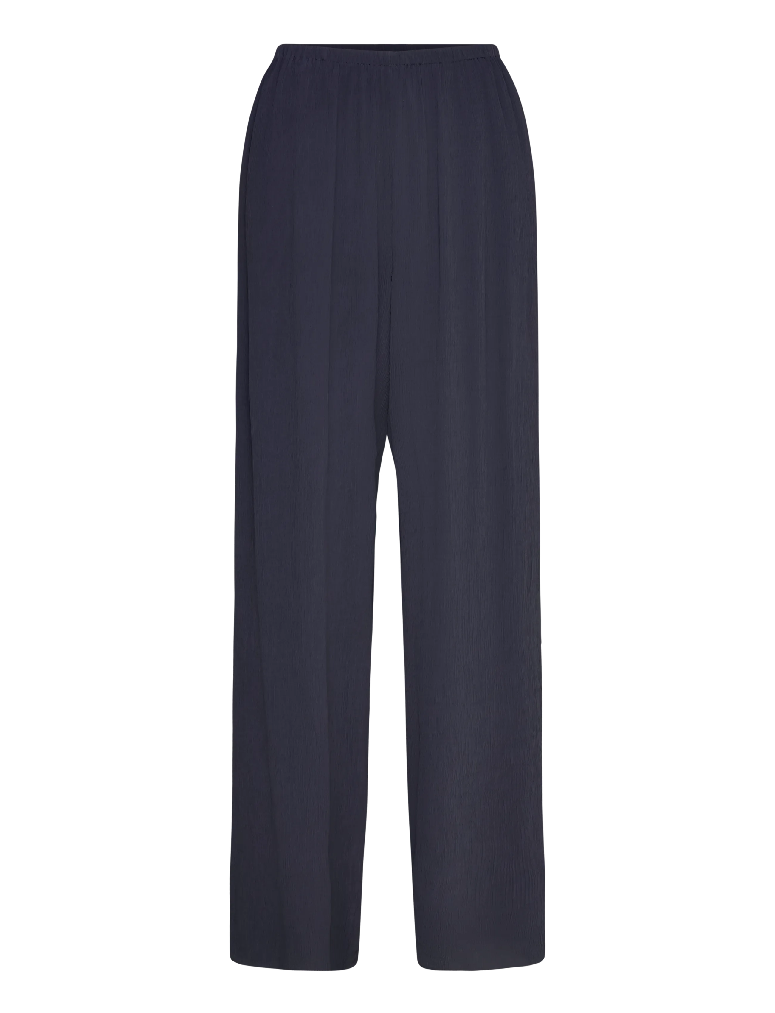 GANT FLUID CRINKLE PULL ON PANTS - Keskhooaja stiil - EVENING BLUE / navy