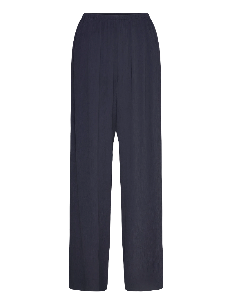 GANT - FLUID CRINKLE PULL ON PANTS - broeken met rechte pijp - evening blue - 0