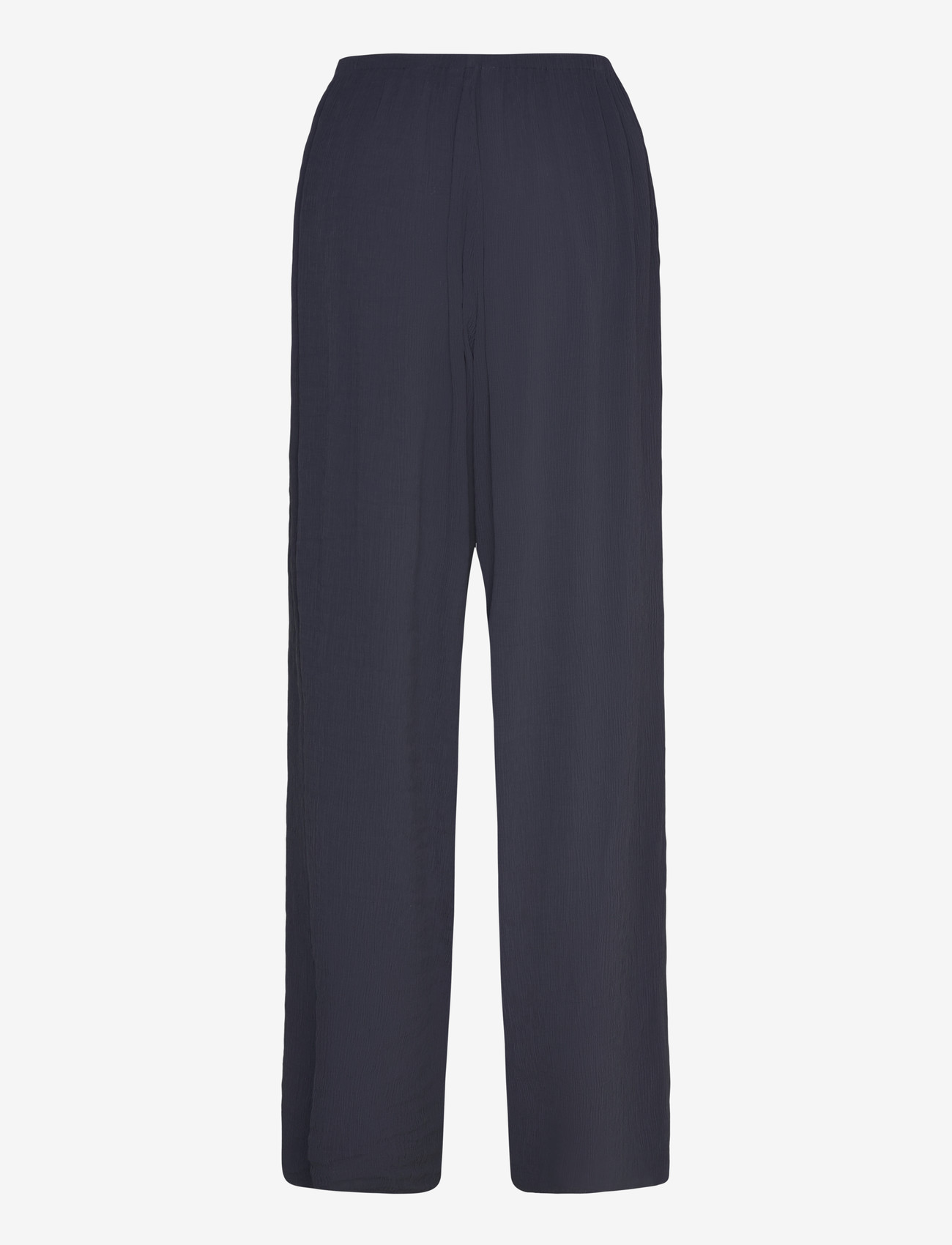 GANT - FLUID CRINKLE PULL ON PANTS - broeken met rechte pijp - evening blue - 1