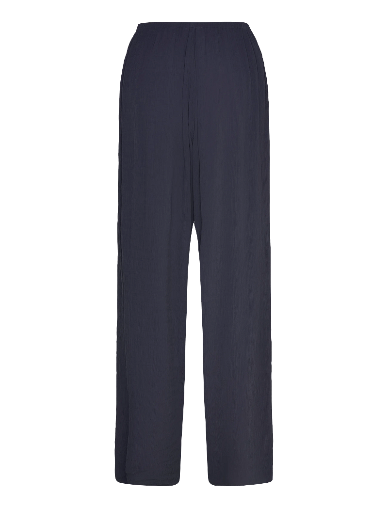 GANT - FLUID CRINKLE PULL ON PANTS - broeken met rechte pijp - evening blue - 1