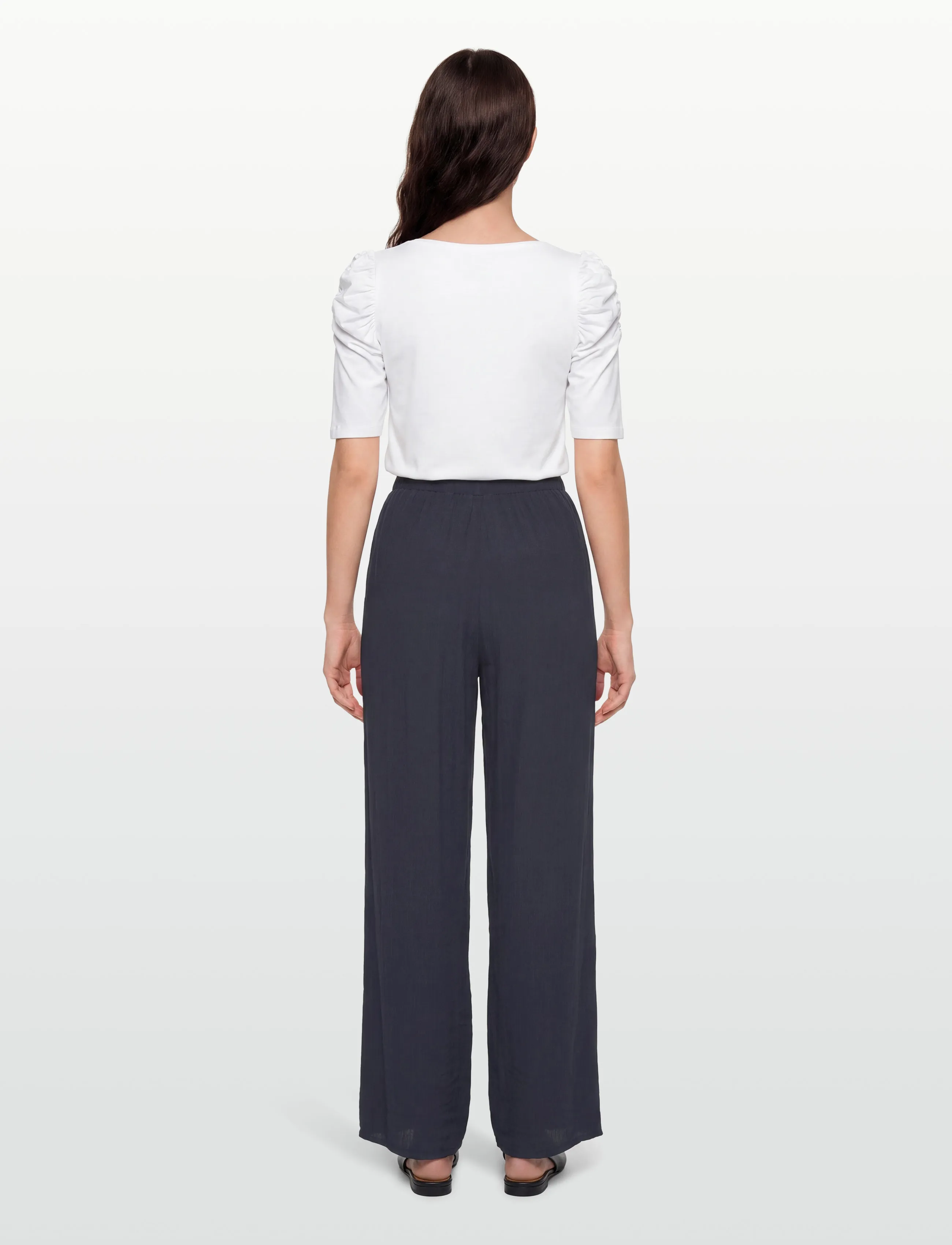 Fluid Crinkle Pull On Pants 3