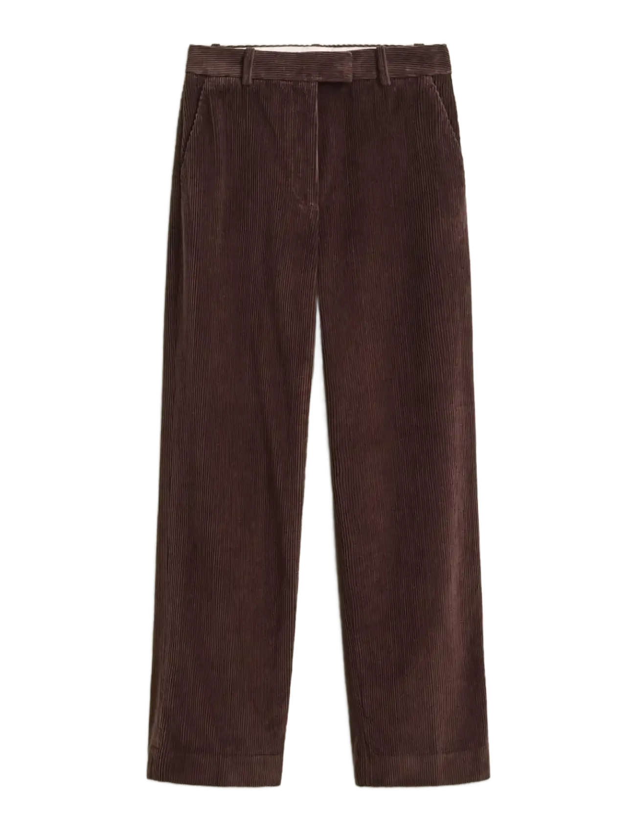 Gant TAILORED CORDUROY PANTS - Trousers - DEEP BROWN / brown