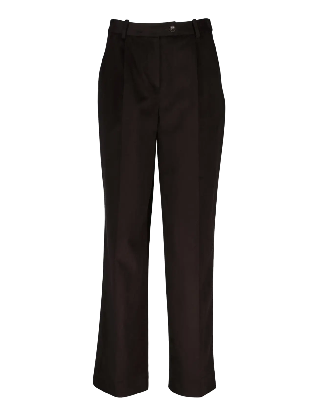 Gant TAILORED TWILL VELVET PANTS - Gant - DEEP BROWN / brown