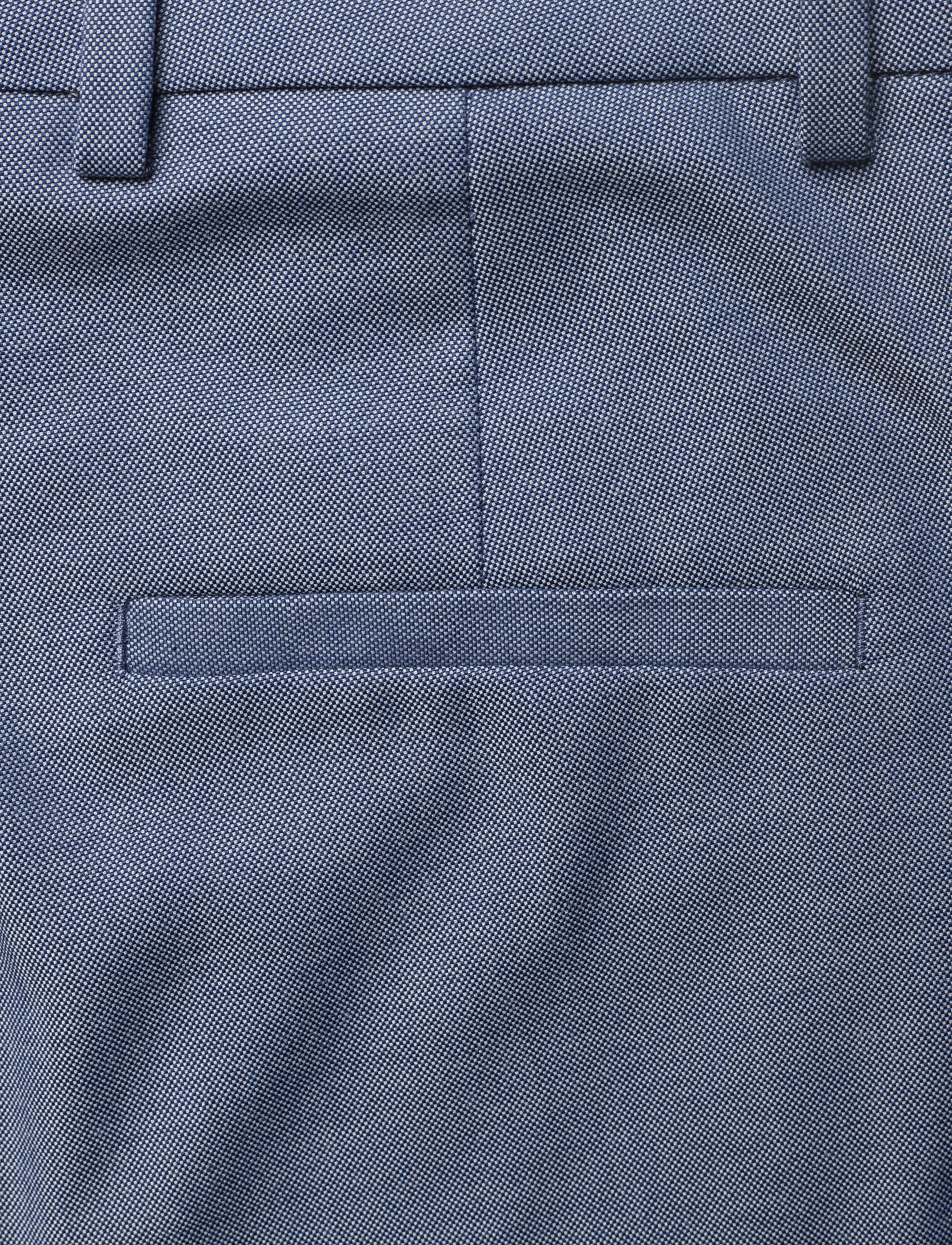 GANT - D1. WASHABLE CHAMBRAY TAPERED PANT - persian blue - 4