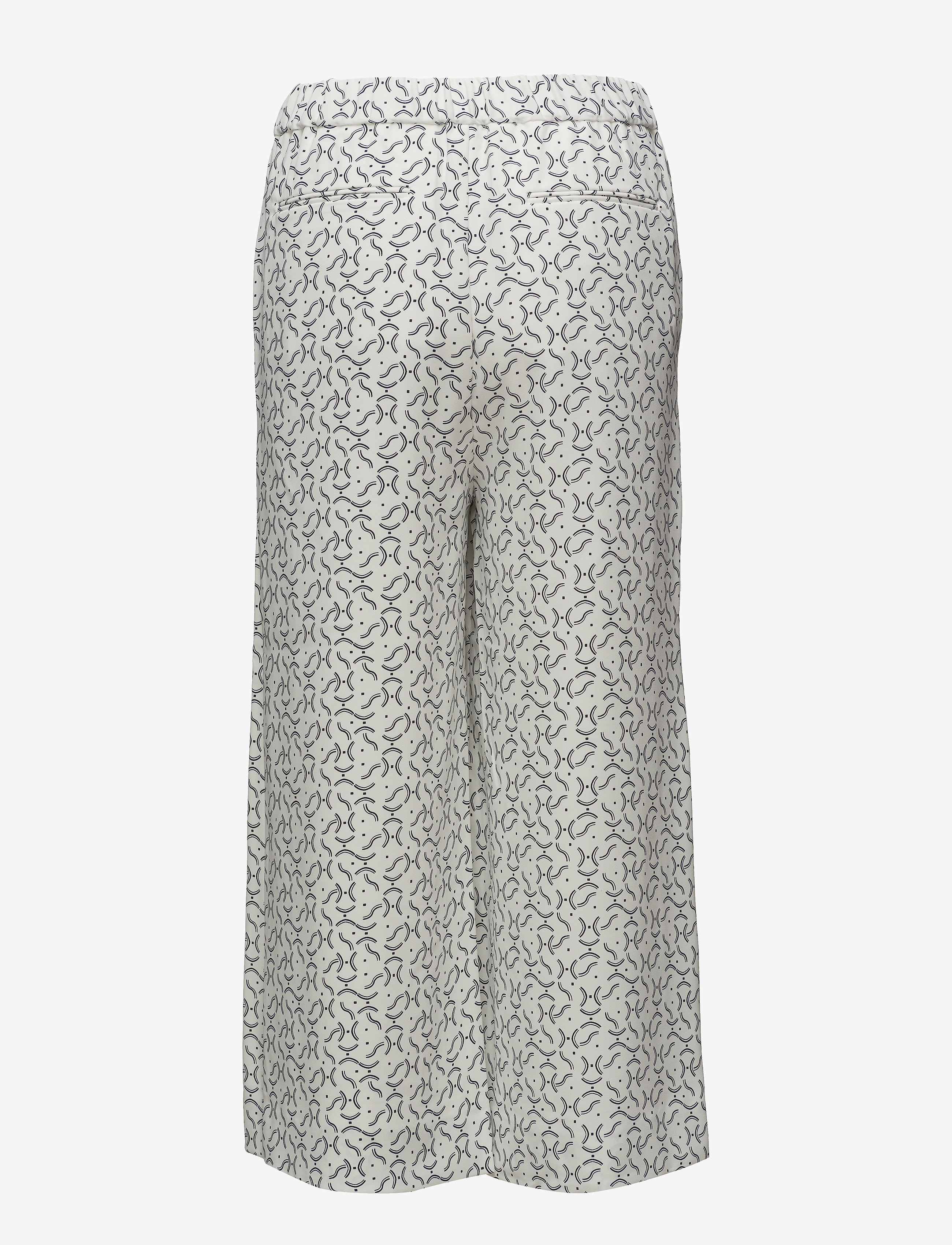GANT - G1. PRINTED PANTS - eggshell - 1