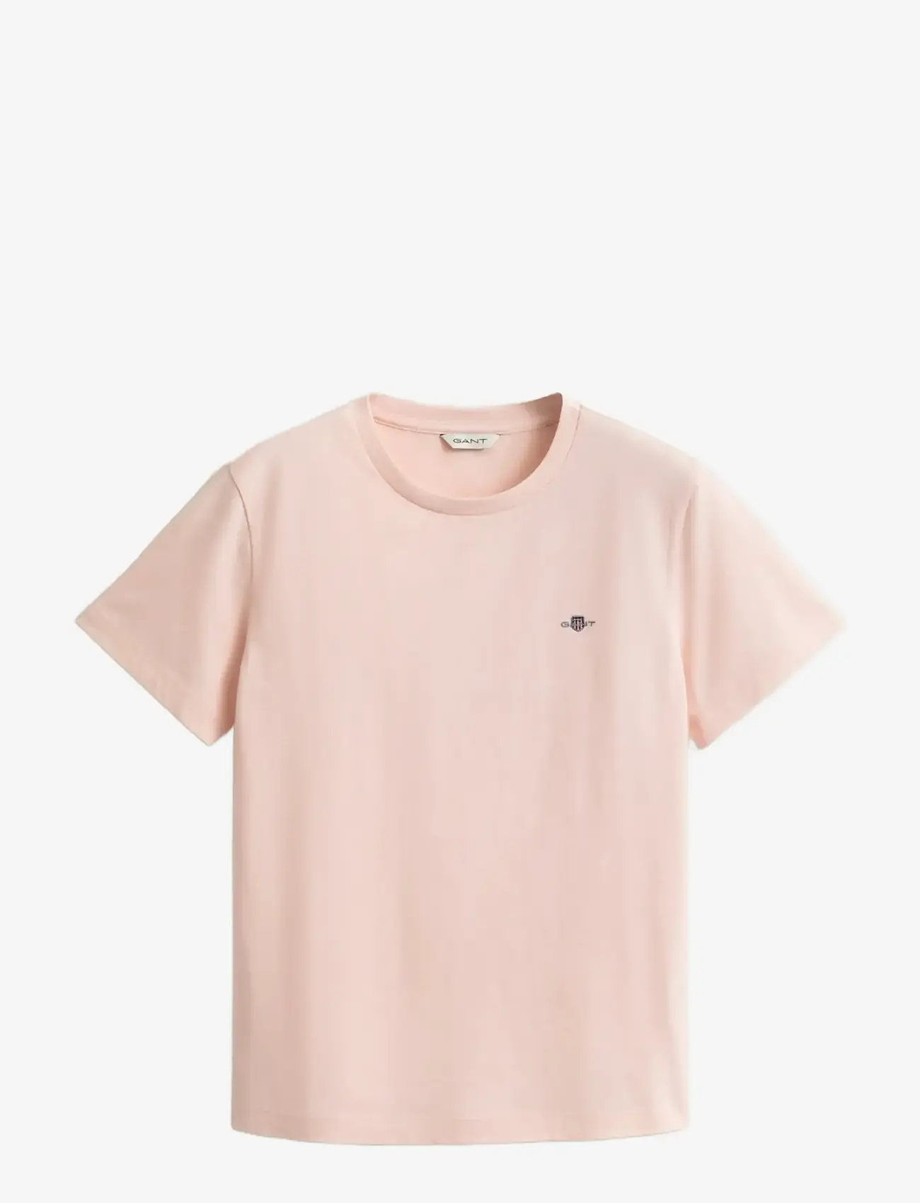 Gant - REG SHIELD SS T-SHIRT - t-shirts - apricot pink - 1