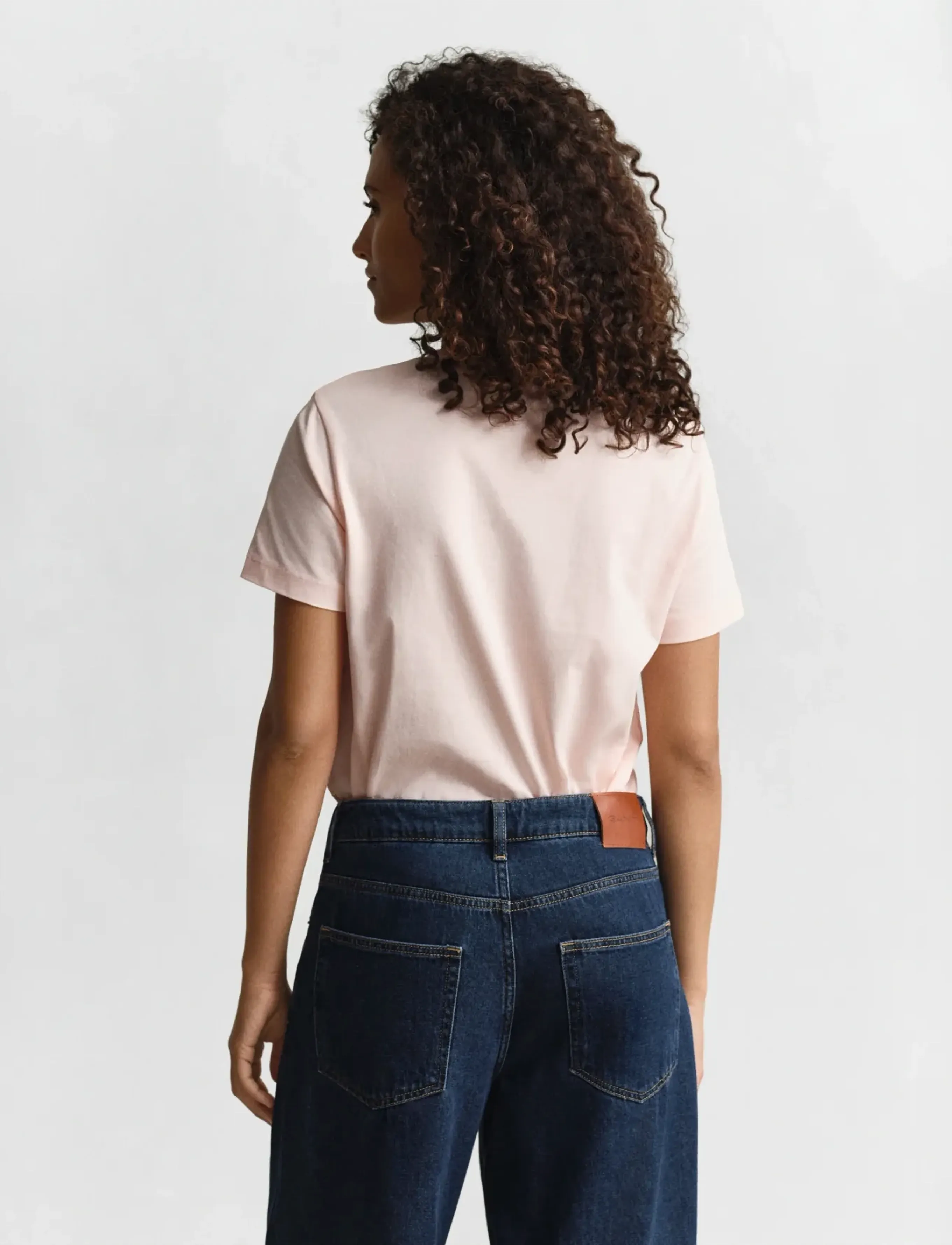 Gant - REG SHIELD SS T-SHIRT - t-shirts - apricot pink - 2