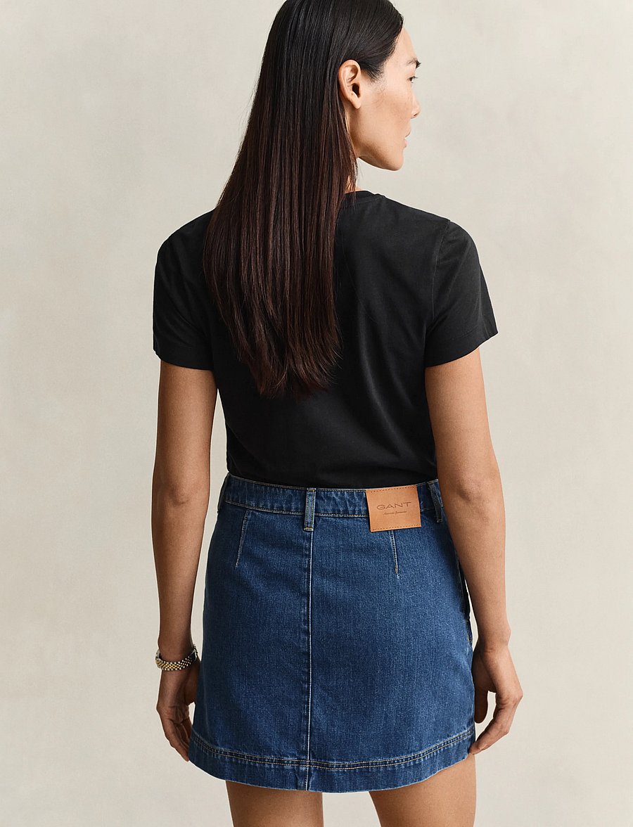 Gant - REG SHIELD SS T-SHIRT - t-shirts - black - 3