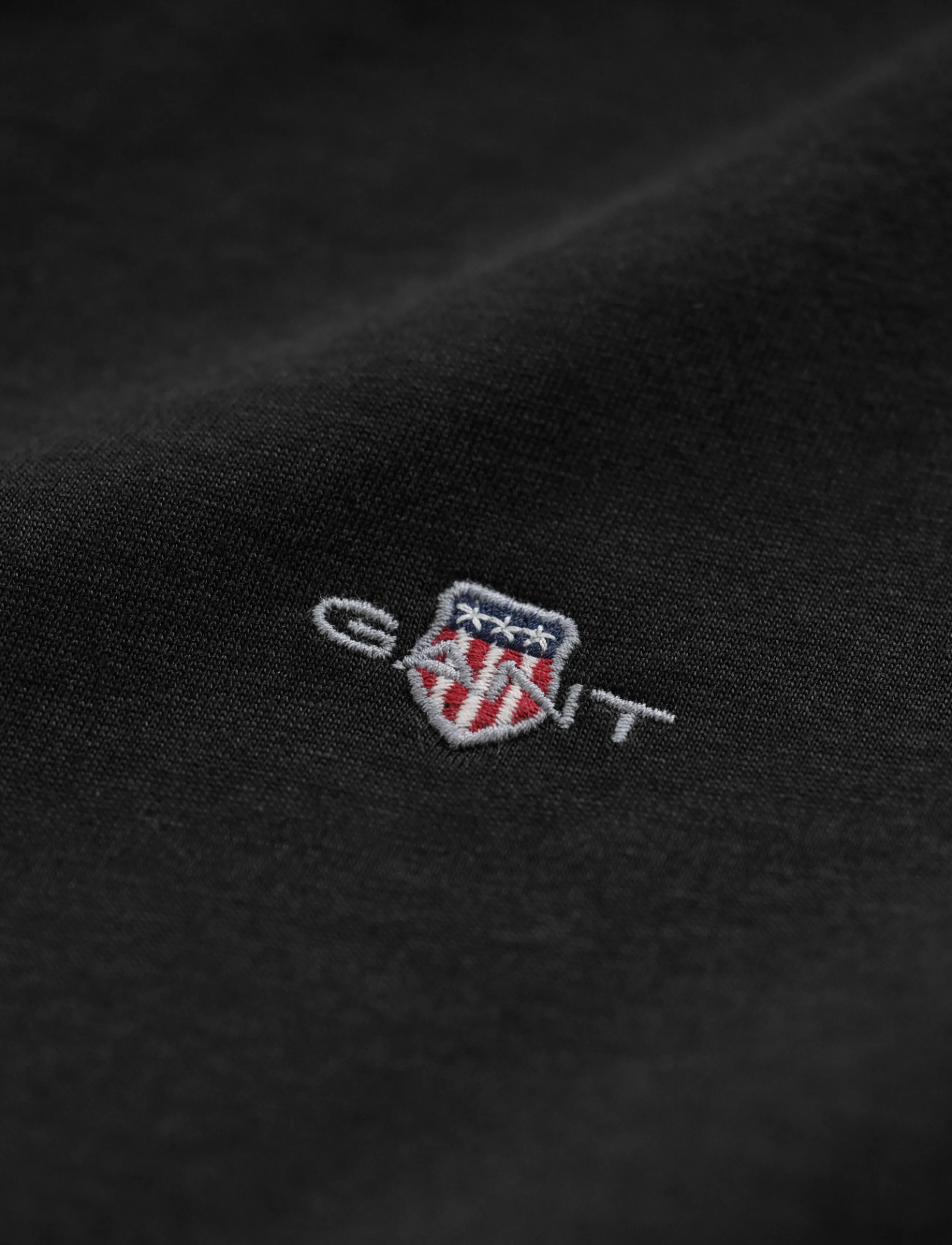 Gant - REG SHIELD SS T-SHIRT - t-shirts - black - 5