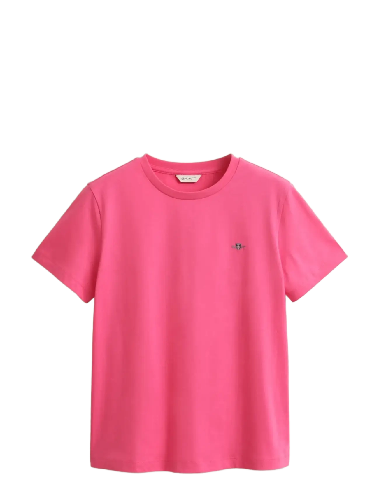 Gant REG SHIELD SS T-SHIRT - Apģērbi - BRIGHT FUSCHIA / pink/rose