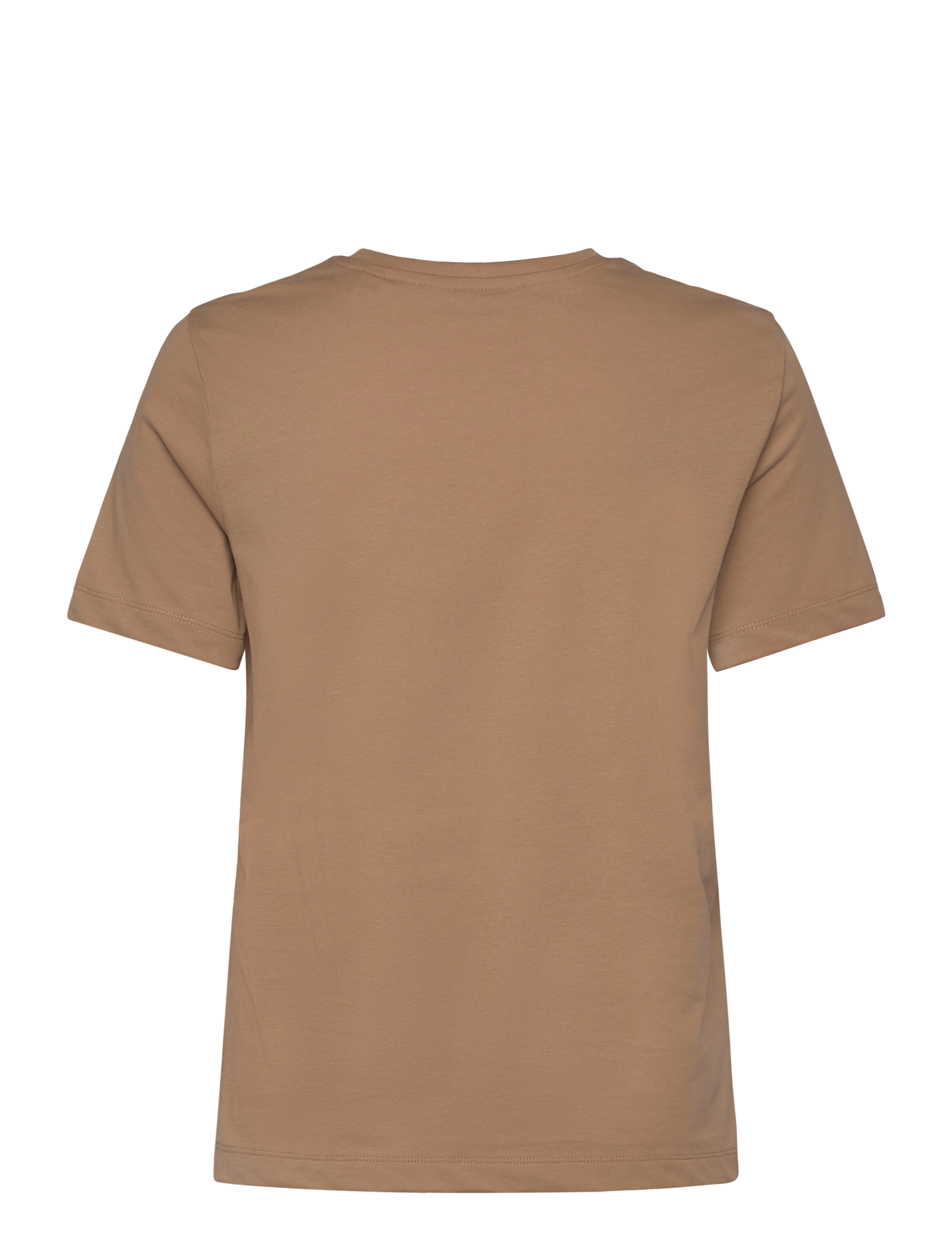 Gant - REG SHIELD SS T-SHIRT - t-särgid - caramel beige - 1