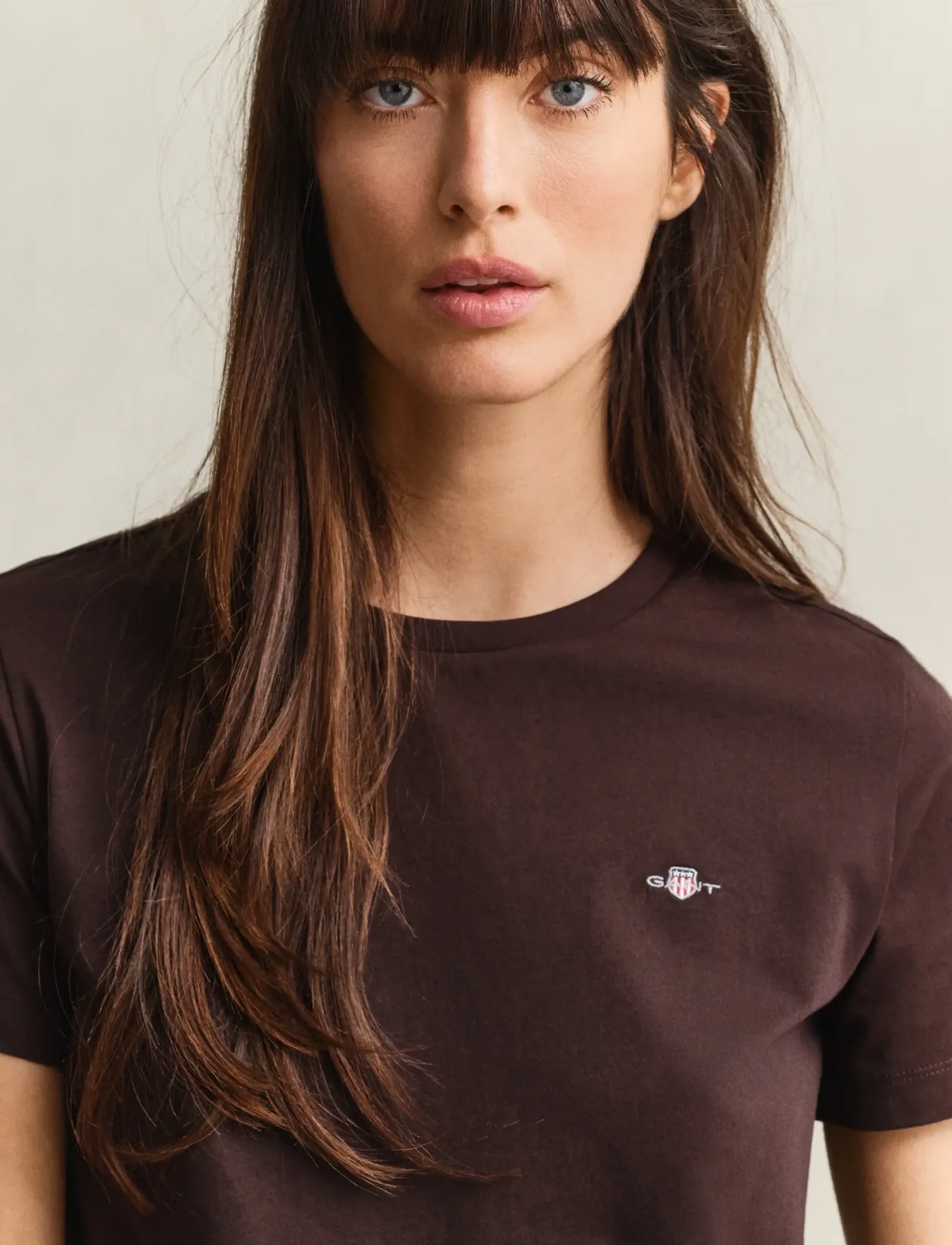 Gant - REG SHIELD SS T-SHIRT - t-shirts - deep brown - 3