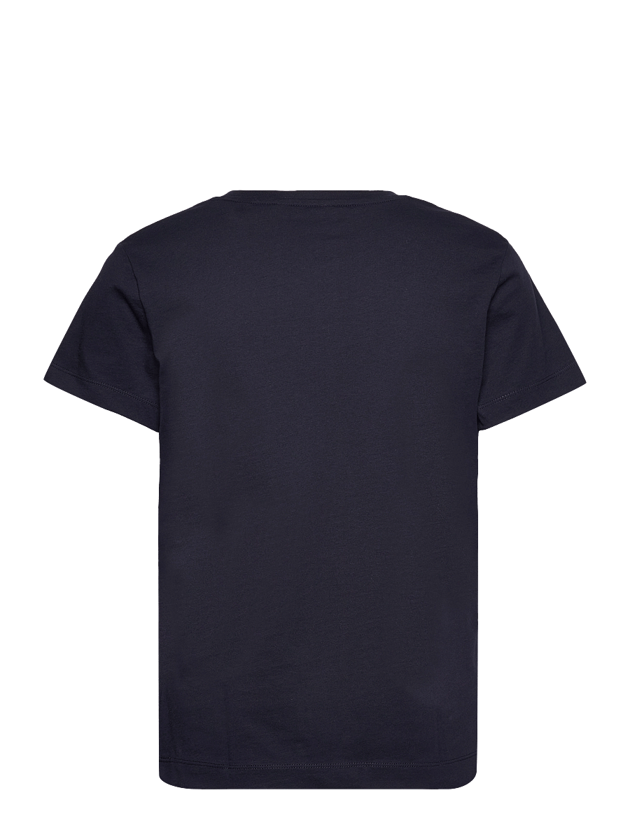 Gant - REG SHIELD SS T-SHIRT - t-särgid - evening blue - 2